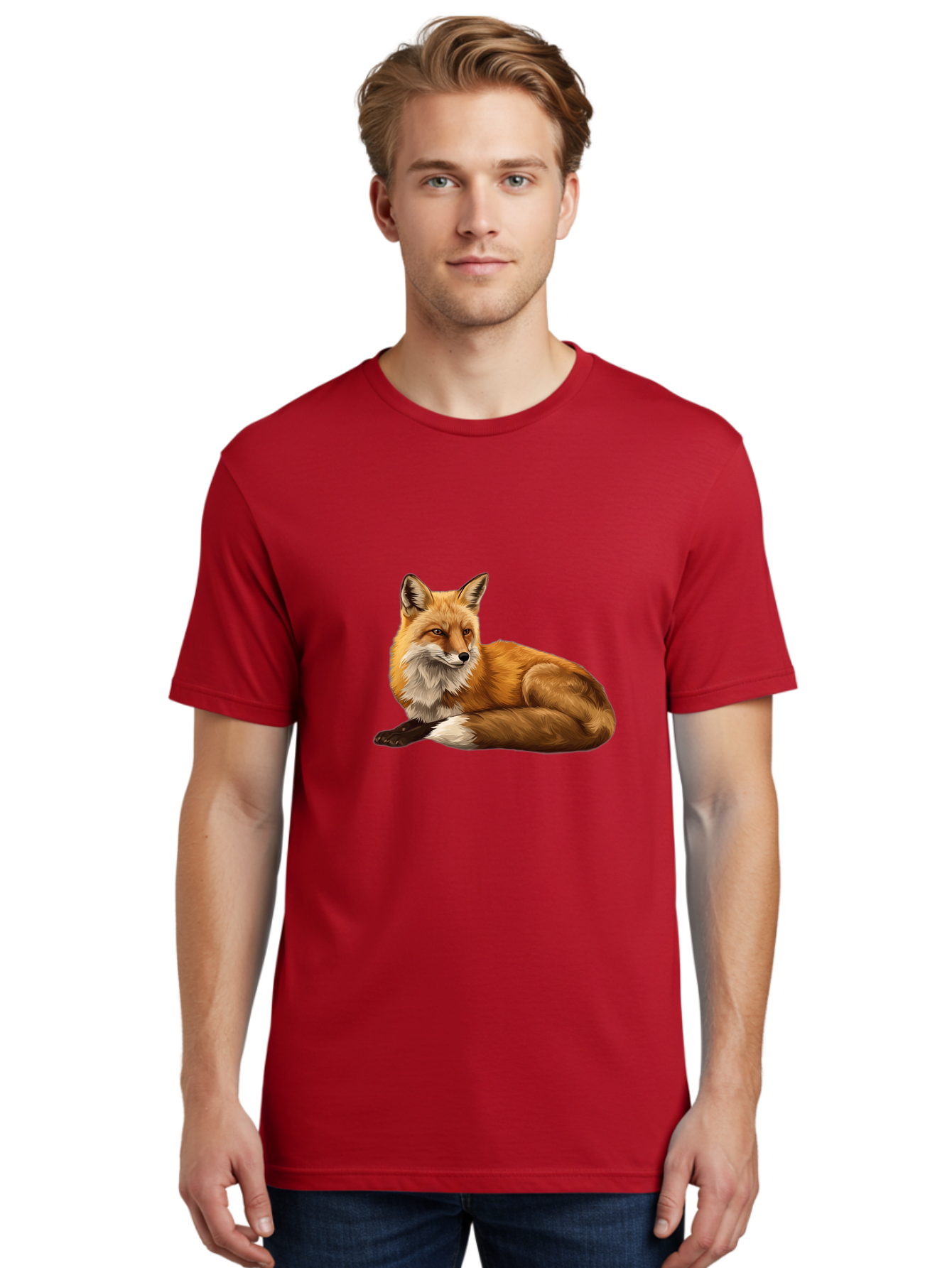 Fox Men'S Graphic Tee, 100% Cotton, Comfortable Casual Summer Wear, Machine Washable, Vintage Camera, Old Camera, Antique Camera, Black Camera, Classic Photography, Photography Equipment, Nostalgic Device, Film Camera, Camera Art Baj472