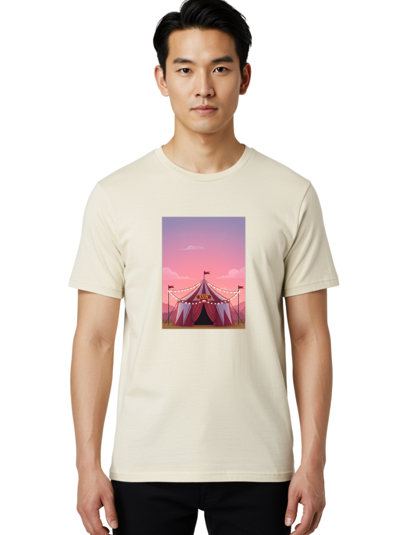 Fun-Tent Men'S Graphic Tee, 100% Cotton, Comfortable Casual Summer Wear, Machine Washable, Vintage Camera, Old Camera, Antique Camera, Black Camera, Classic Photography, Photography Equipment, Nostalgic Device, Film Camera, Camera Art Baj474