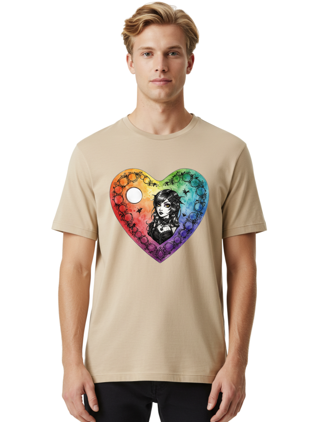 Goth-Girl-Heart Men'S Graphic Tee, 100% Cotton, Comfortable Casual Summer Wear, Machine Washable, Vintage Camera, Old Camera, Antique Camera, Black Camera, Classic Photography, Photography Equipment, Nostalgic Device, Film Camera, Camera Art Baj482