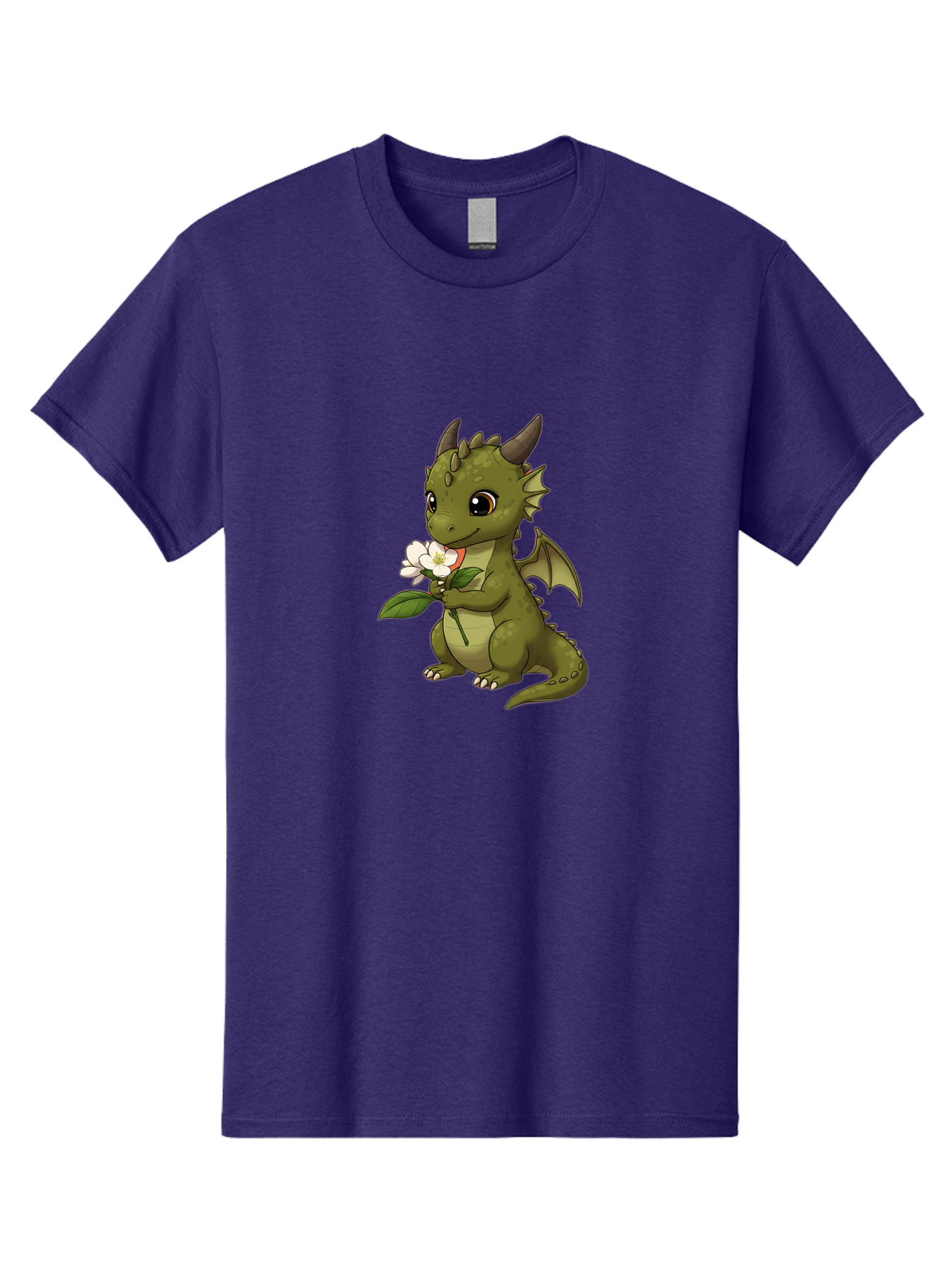 Green-Dragon-With-Flower Men'S Graphic Tee, 100% Cotton, Comfortable Casual Summer Wear, Machine Washable, Vintage Camera, Old Camera, Antique Camera, Black Camera, Classic Photography, Photography Equipment, Nostalgic Device, Film Camera, Baj486