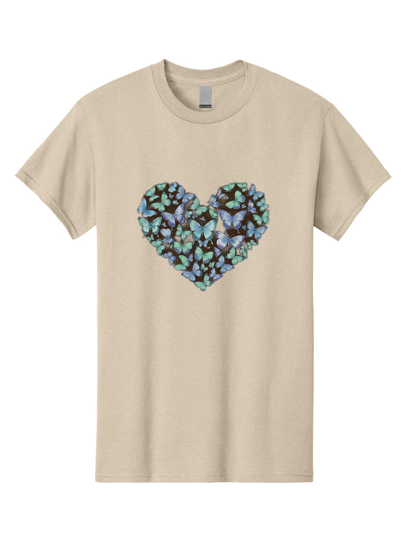 Heart-Of-Butterflies-1 Men'S Graphic Tee, 100% Cotton, Comfortable Casual Summer Wear, Machine Washable, Vintage Camera, Old Camera, Antique Camera, Black Camera, Classic Photography, Photography Equipment, Nostalgic Device, Film Camera, Baj488