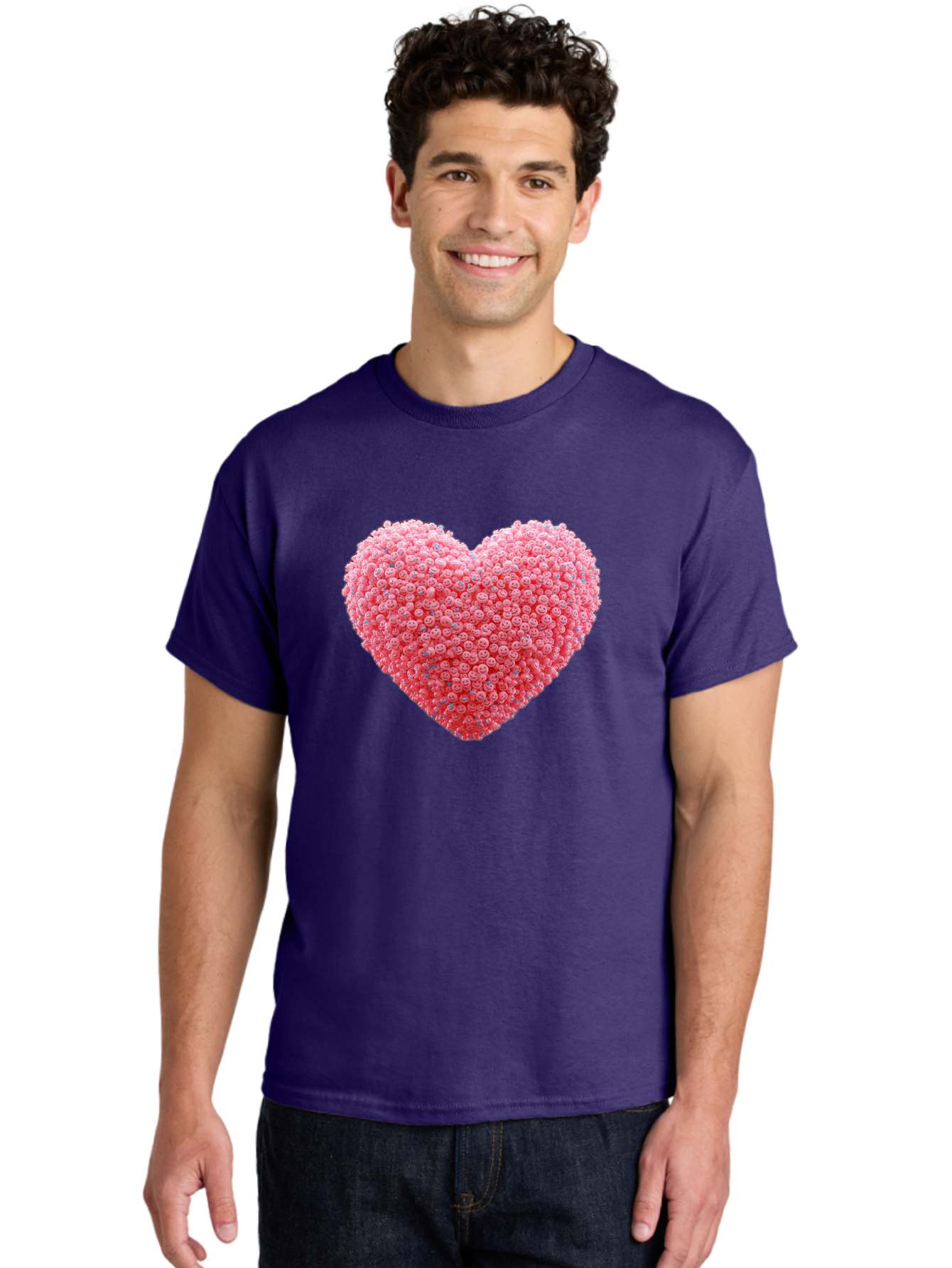 Heart-Shaped-Flowers Men'S Graphic Tee, 100% Cotton, Comfortable Casual Summer Wear, Machine Washable, Vintage Camera, Old Camera, Antique Camera, Black Camera, Classic Photography, Photography Equipment, Nostalgic Device, Film Camera, Baj491