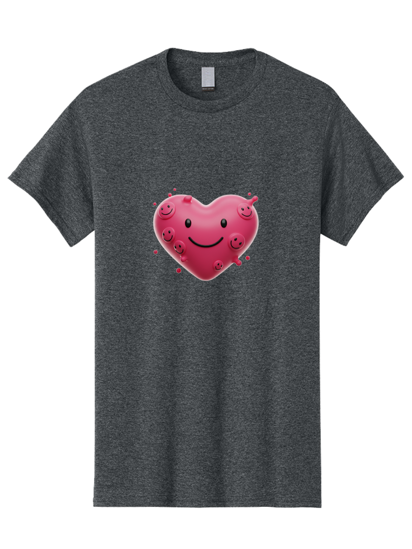 Heart-Smiley-Face Men'S Graphic Tee, 100% Cotton, Comfortable Casual Summer Wear, Machine Washable, Vintage Camera, Old Camera, Antique Camera, Black Camera, Classic Photography, Photography Equipment, Nostalgic Device, Film Camera, Camera Art Baj492