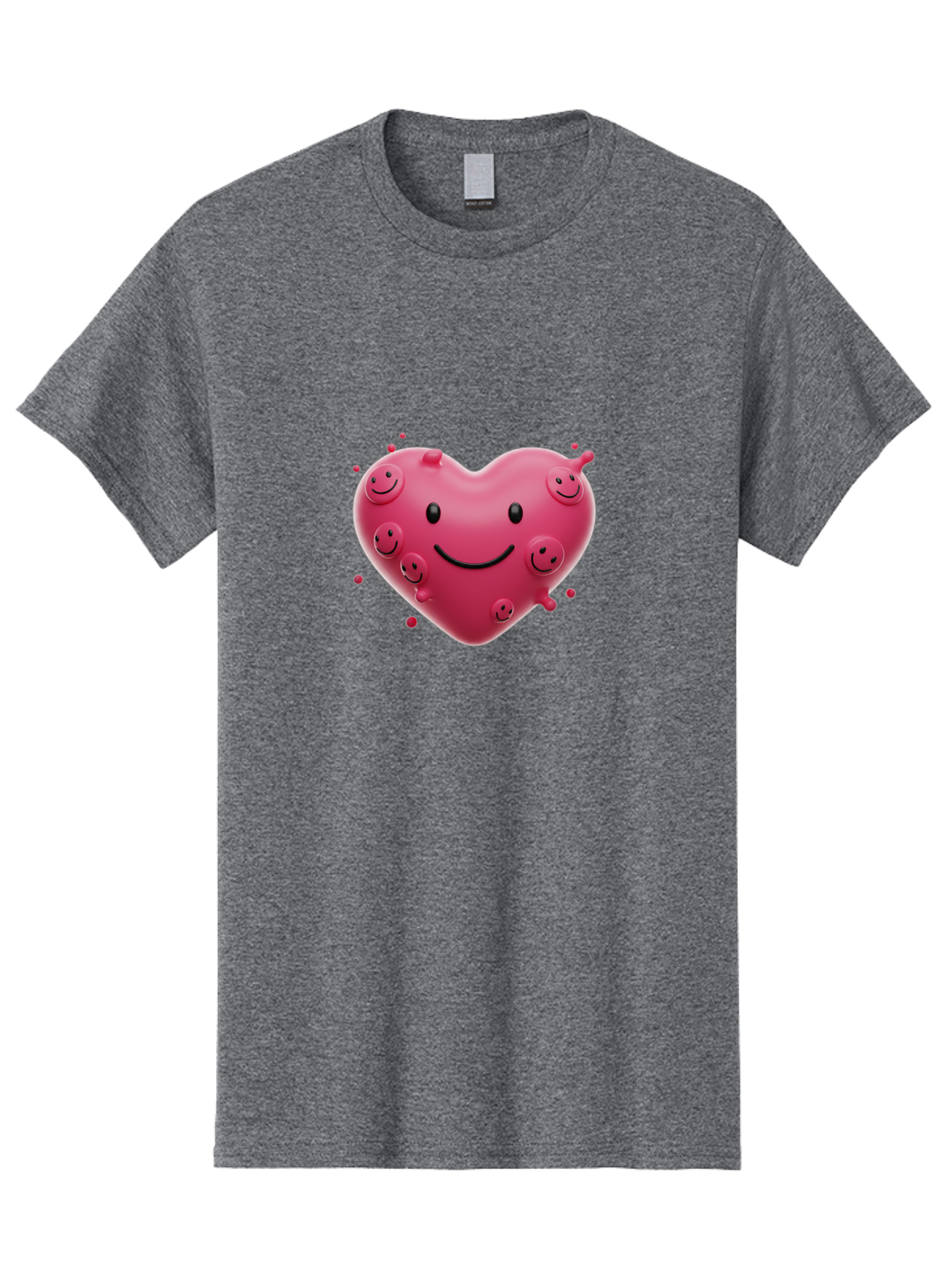 Heart-Smiley-Face Men'S Graphic Tee, 100% Cotton, Comfortable Casual Summer Wear, Machine Washable, Vintage Camera, Old Camera, Antique Camera, Black Camera, Classic Photography, Photography Equipment, Nostalgic Device, Film Camera, Camera Art Baj492