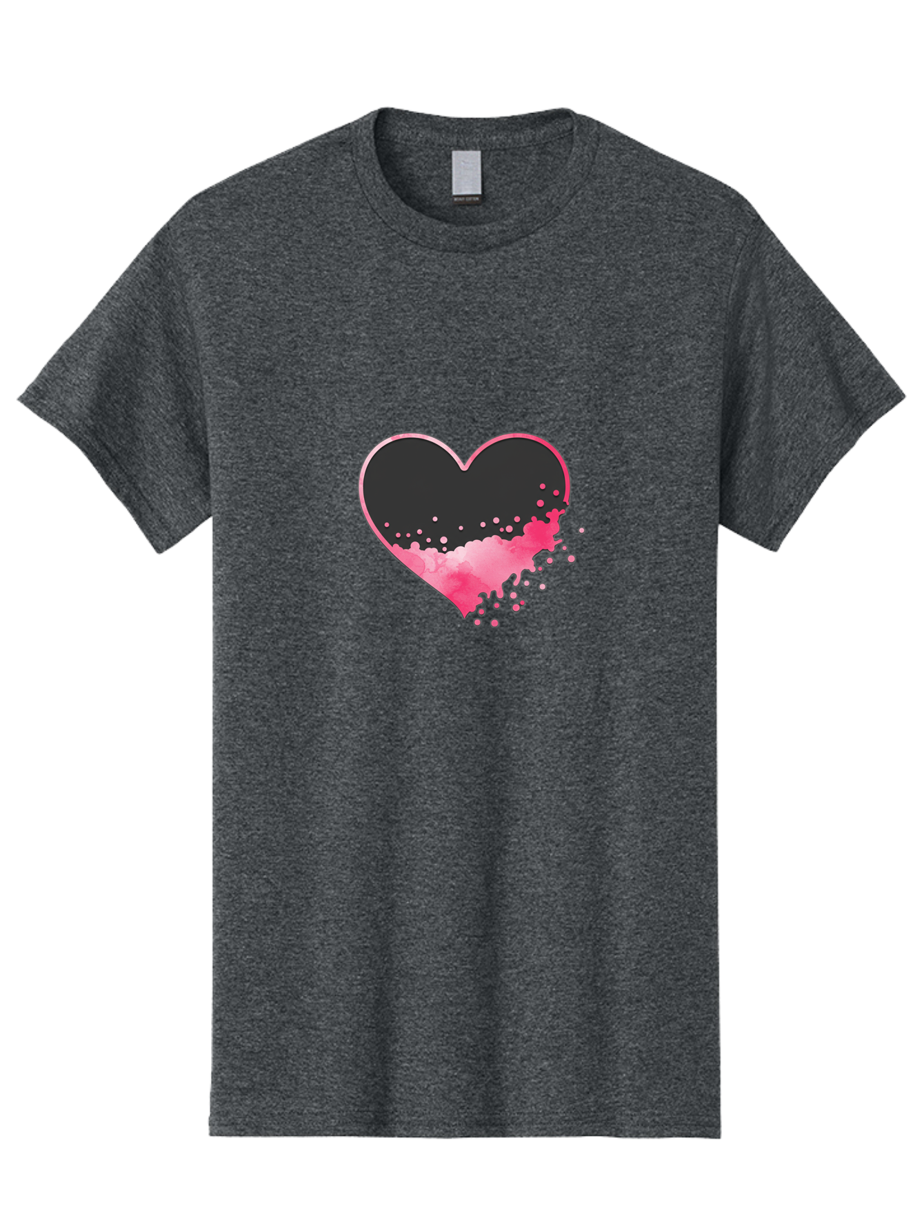 Heart-Splatter Men'S Graphic Tee, 100% Cotton, Comfortable Casual Summer Wear, Machine Washable, Vintage Camera, Old Camera, Antique Camera, Black Camera, Classic Photography, Photography Equipment, Nostalgic Device, Film Camera, Camera Art Baj493