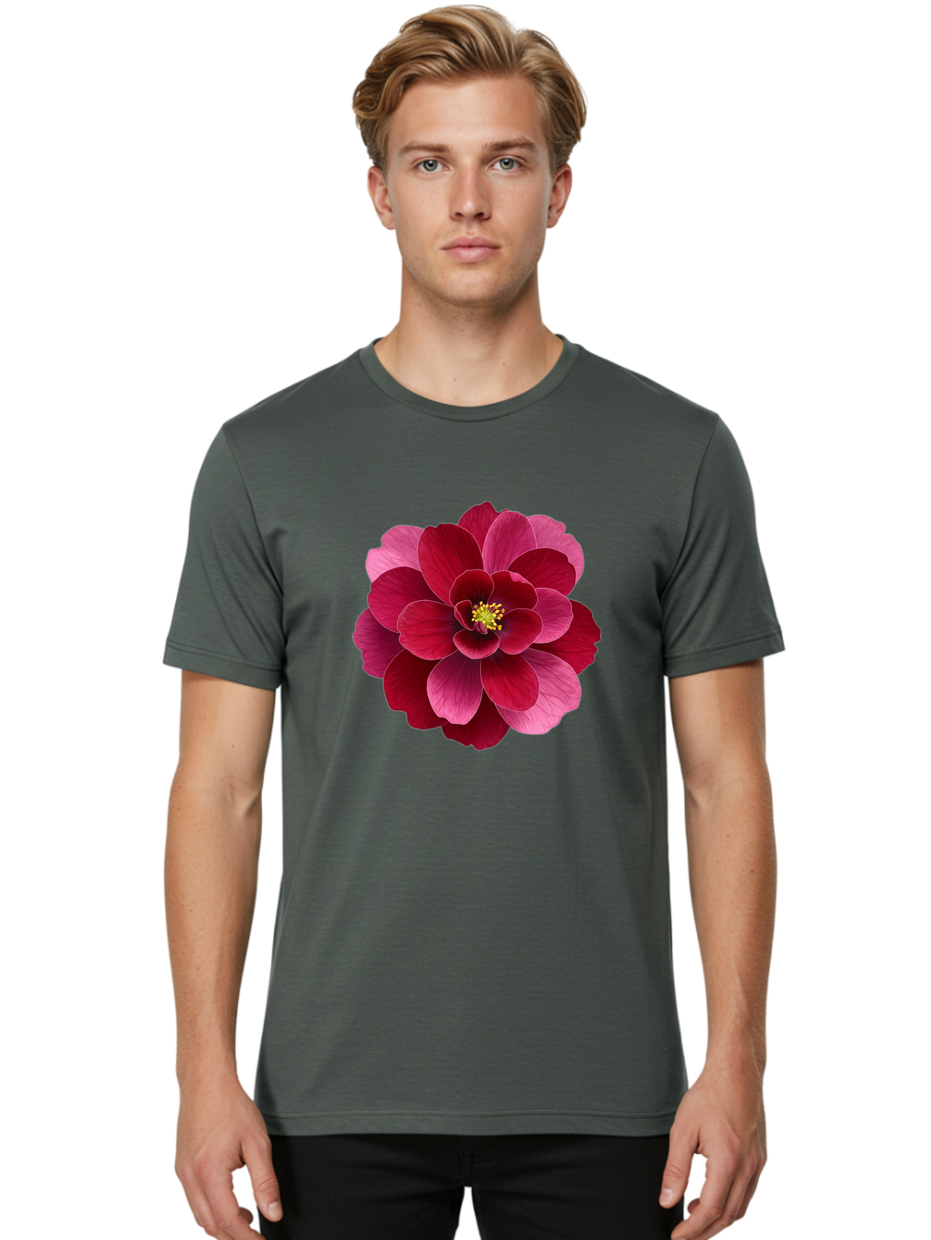 Hellebore-1 Men'S Graphic Tee, 100% Cotton, Comfortable Casual Summer Wear, Machine Washable, Vintage Camera, Old Camera, Antique Camera, Black Camera, Classic Photography, Photography Equipment, Nostalgic Device, Film Camera, Camera Art Baj495
