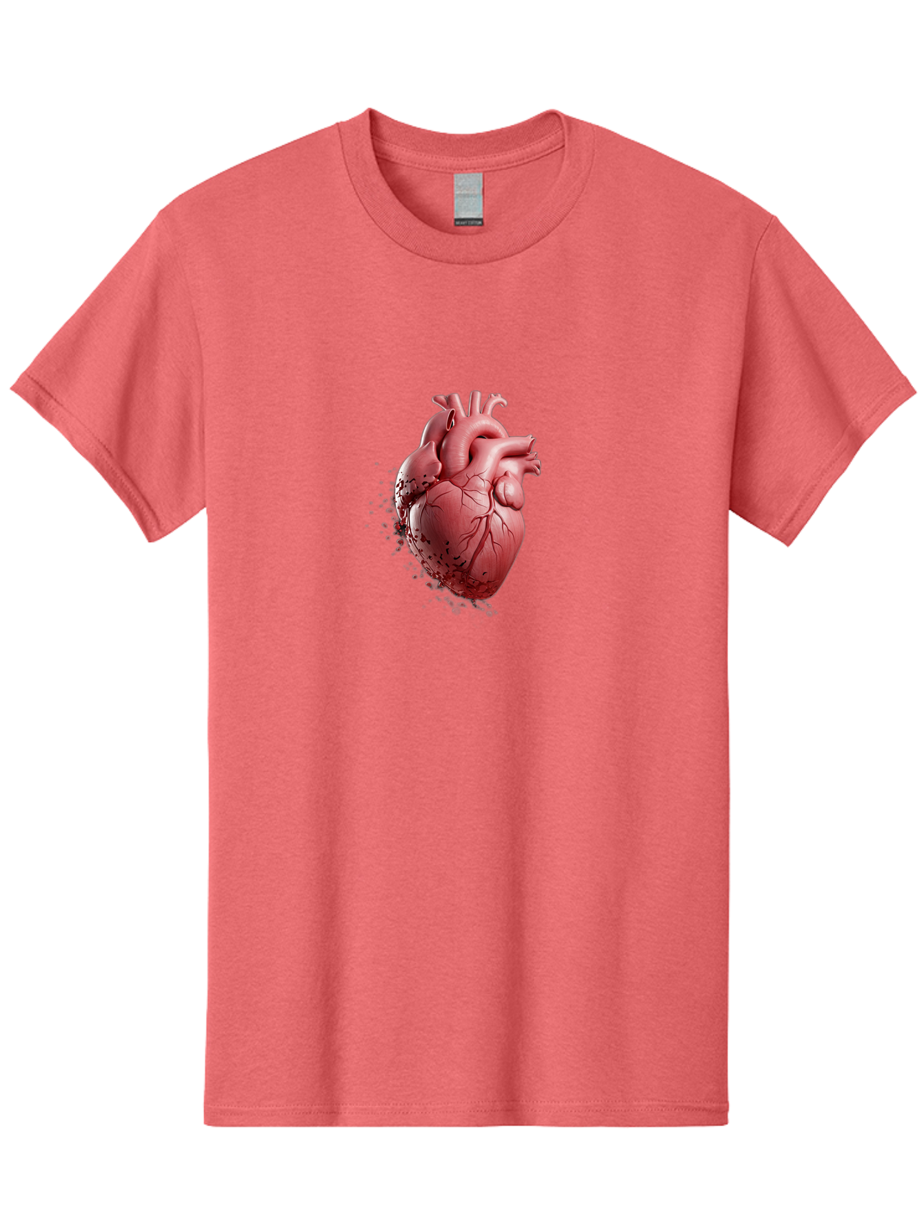 Human-Heart-1 Men'S Graphic Tee, 100% Cotton, Comfortable Casual Summer Wear, Machine Washable, Vintage Camera, Old Camera, Antique Camera, Black Camera, Classic Photography, Photography Equipment, Nostalgic Device, Film Camera, Camera Art Baj497