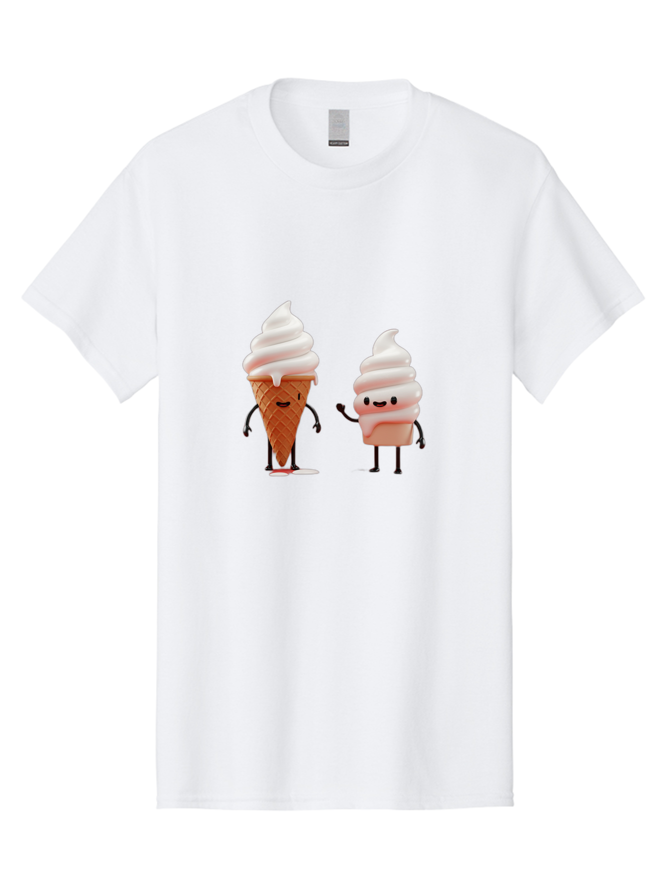 Ice-Cream-Characters Men'S Graphic Tee, 100% Cotton, Comfortable Casual Summer Wear, Machine Washable, Vintage Camera, Old Camera, Antique Camera, Black Camera, Classic Photography, Photography Equipment, Nostalgic Device, Film Camera, Baj499