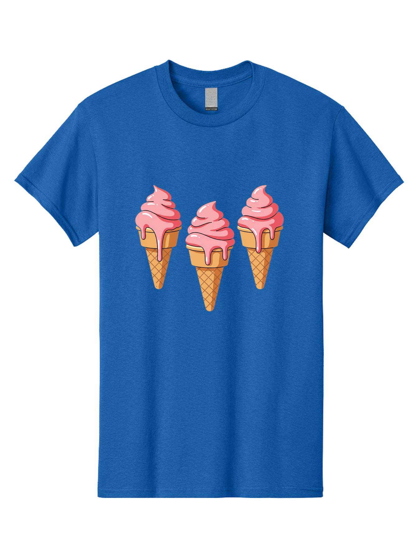 Ice-Cream-Cones-1 Men'S Graphic Tee, 100% Cotton, Comfortable Casual Summer Wear, Machine Washable, Vintage Camera, Old Camera, Antique Camera, Black Camera, Classic Photography, Photography Equipment, Nostalgic Device, Film Camera, Camera Art Baj504