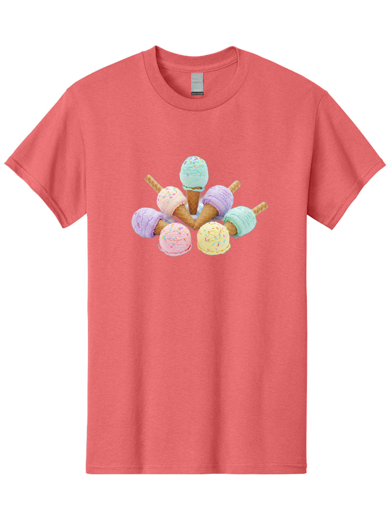 Ice-Cream-Cones Men'S Graphic Tee, 100% Cotton, Comfortable Casual Summer Wear, Machine Washable, Vintage Camera, Old Camera, Antique Camera, Black Camera, Classic Photography, Photography Equipment, Nostalgic Device, Film Camera, Camera Art Baj507