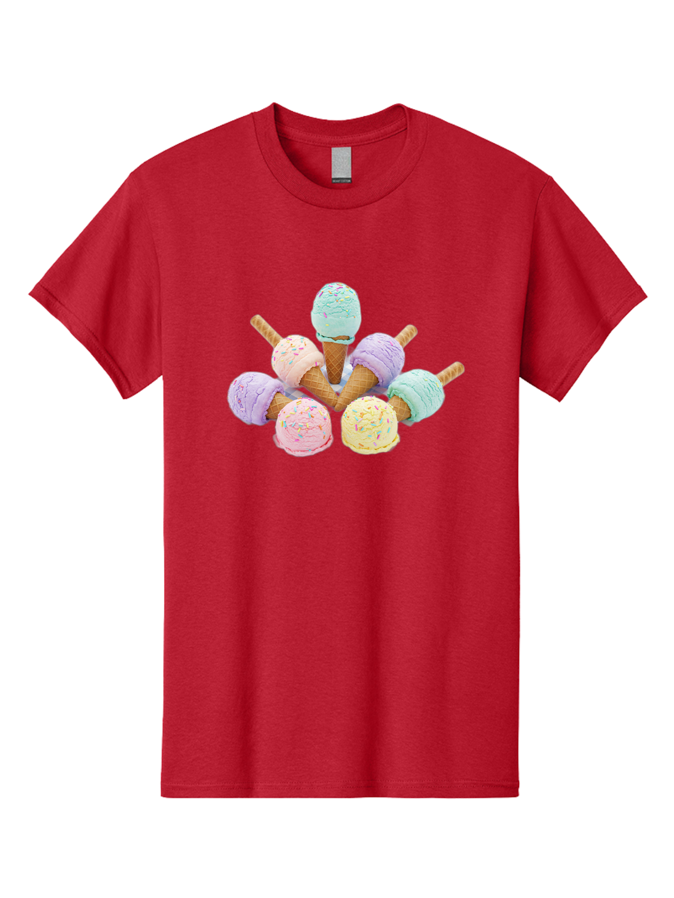 Ice-Cream-Cones Men'S Graphic Tee, 100% Cotton, Comfortable Casual Summer Wear, Machine Washable, Vintage Camera, Old Camera, Antique Camera, Black Camera, Classic Photography, Photography Equipment, Nostalgic Device, Film Camera, Camera Art Baj507
