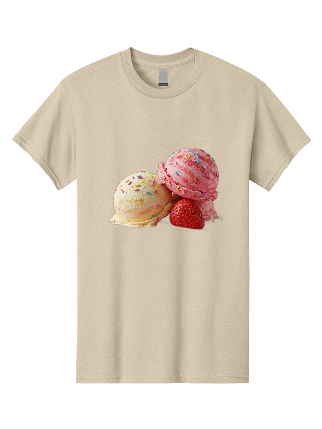 Ice-Cream-Scoops-With-Sprinkles Men'S Graphic Tee, 100% Cotton, Comfortable Casual Summer Wear, Machine Washable, Vintage Camera, Old Camera, Antique Camera, Black Camera, Classic Photography, Photography Equipment, Nostalgic Device, Baj510