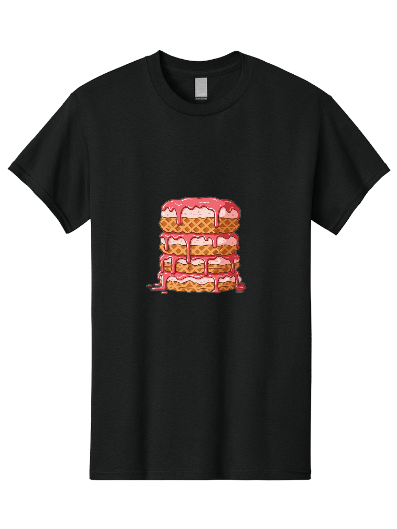 Ice-Cream-Waffle-Sandwich Men'S Graphic Tee, 100% Cotton, Comfortable Casual Summer Wear, Machine Washable, Vintage Camera, Old Camera, Antique Camera, Black Camera, Classic Photography, Photography Equipment, Nostalgic Device, Film Camera, Baj511