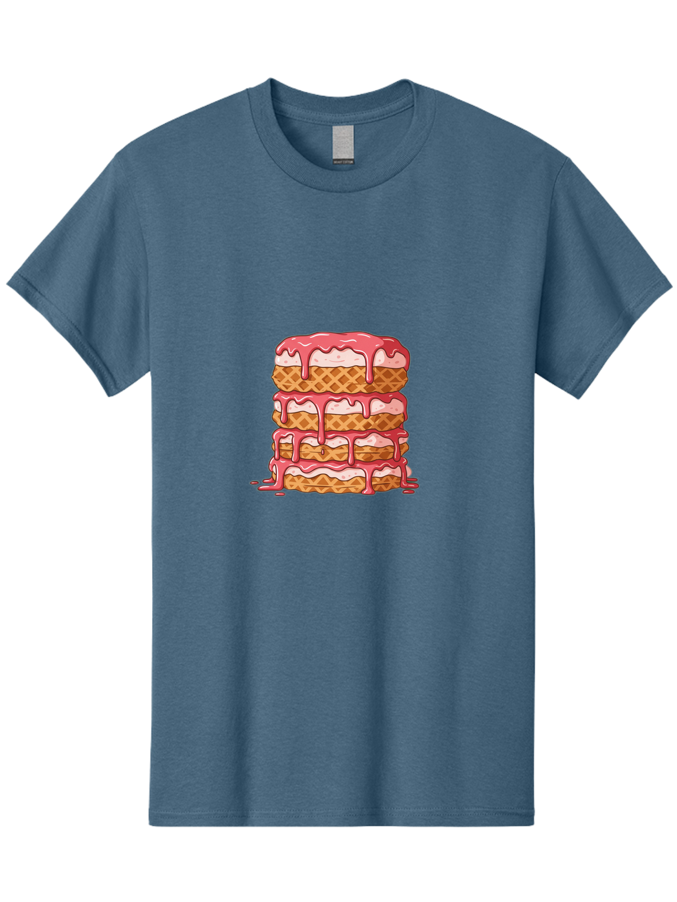 Ice-Cream-Waffle-Sandwich Men'S Graphic Tee, 100% Cotton, Comfortable Casual Summer Wear, Machine Washable, Vintage Camera, Old Camera, Antique Camera, Black Camera, Classic Photography, Photography Equipment, Nostalgic Device, Film Camera, Baj511