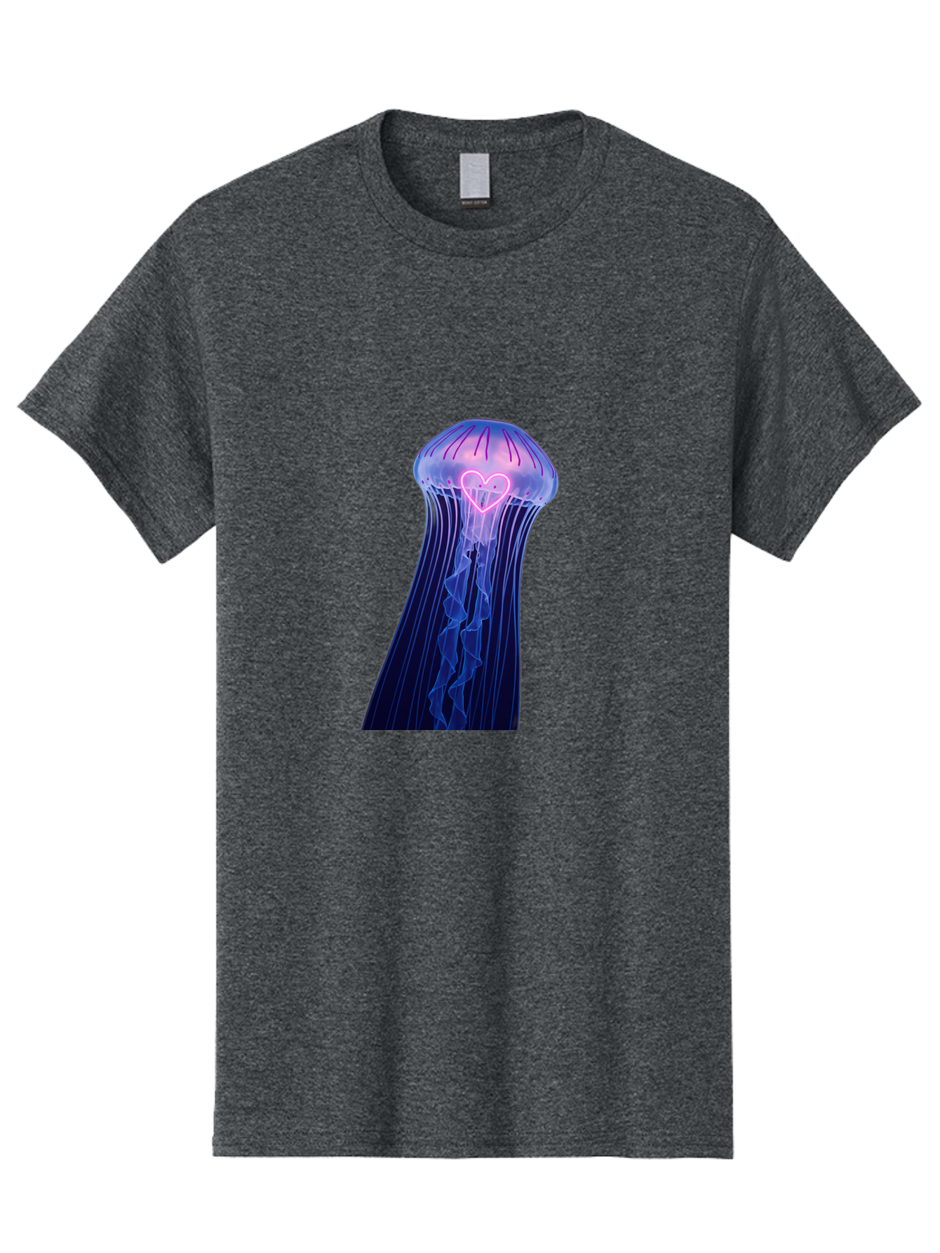 Jellyfish-Heart Men'S Graphic Tee, 100% Cotton, Comfortable Casual Summer Wear, Machine Washable, Vintage Camera, Old Camera, Antique Camera, Black Camera, Classic Photography, Photography Equipment, Nostalgic Device, Film Camera, Camera Art Baj523