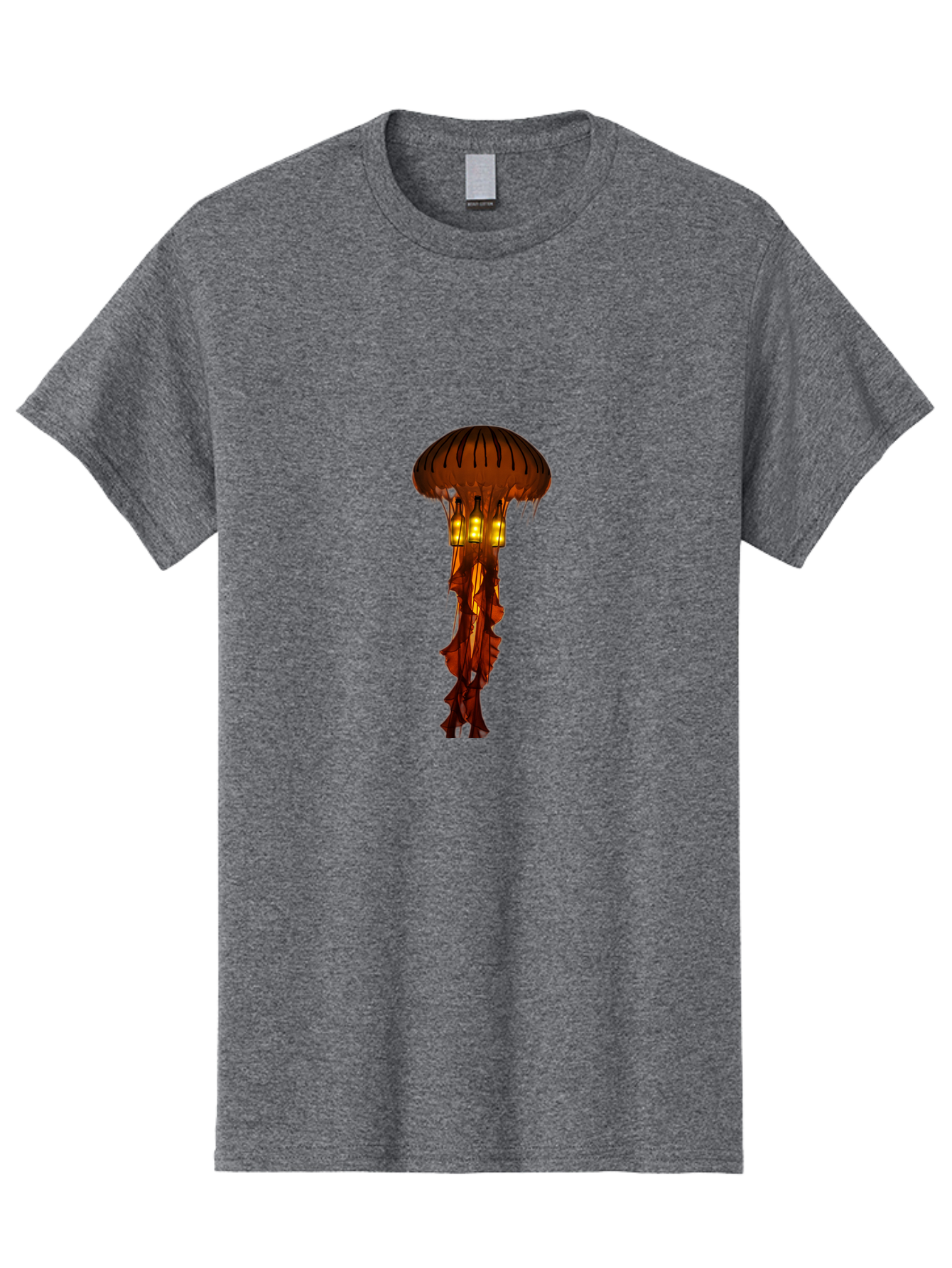 Jellyfish-Lantern Men'S Graphic Tee, 100% Cotton, Comfortable Casual Summer Wear, Machine Washable, Vintage Camera, Old Camera, Antique Camera, Black Camera, Classic Photography, Photography Equipment, Nostalgic Device, Film Camera, Camera Art Baj525