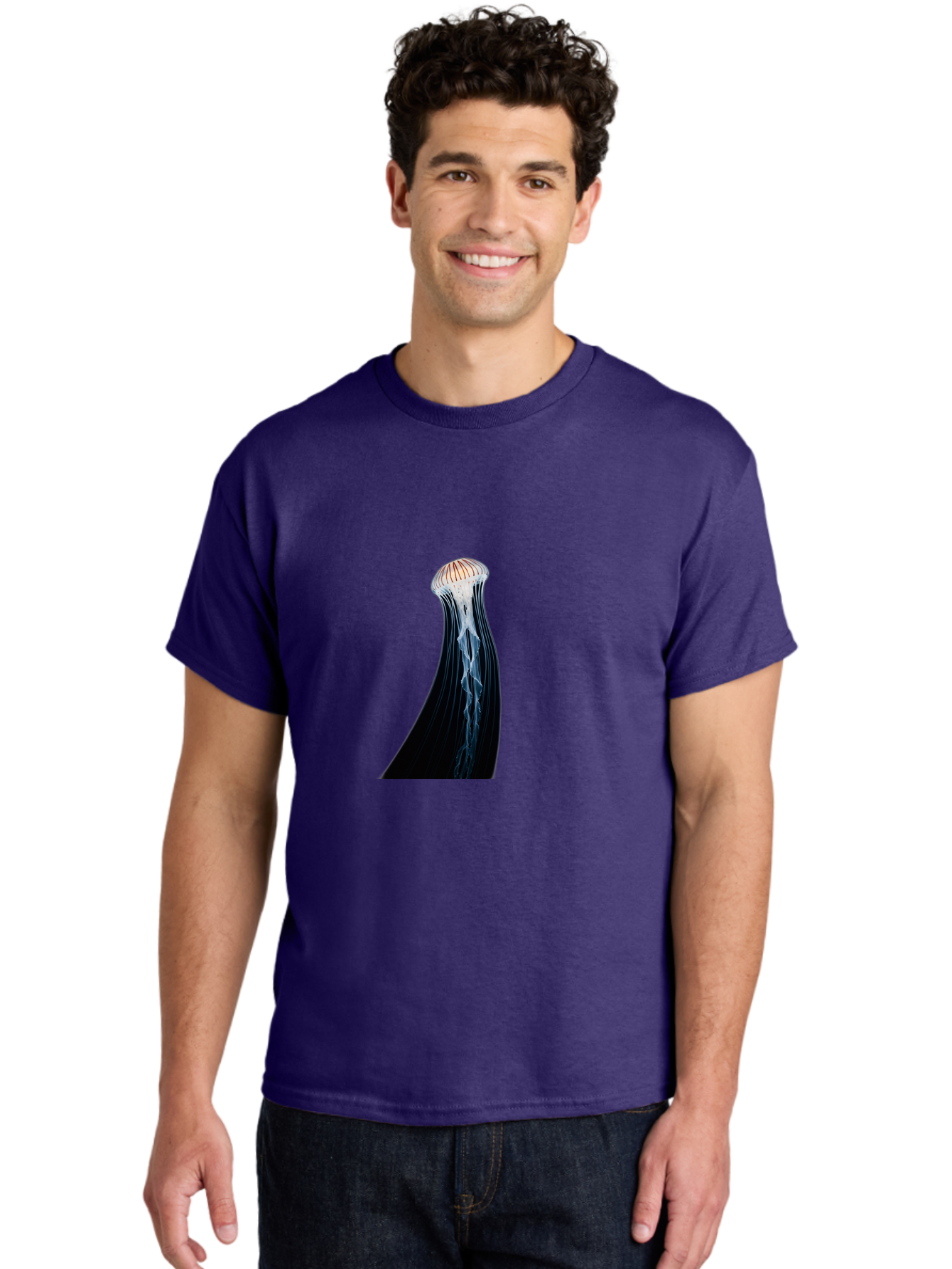Jellyfish-Tentacle Men'S Graphic Tee, 100% Cotton, Comfortable Casual Summer Wear, Machine Washable, Vintage Camera, Old Camera, Antique Camera, Black Camera, Classic Photography, Photography Equipment, Nostalgic Device, Film Camera, Baj526