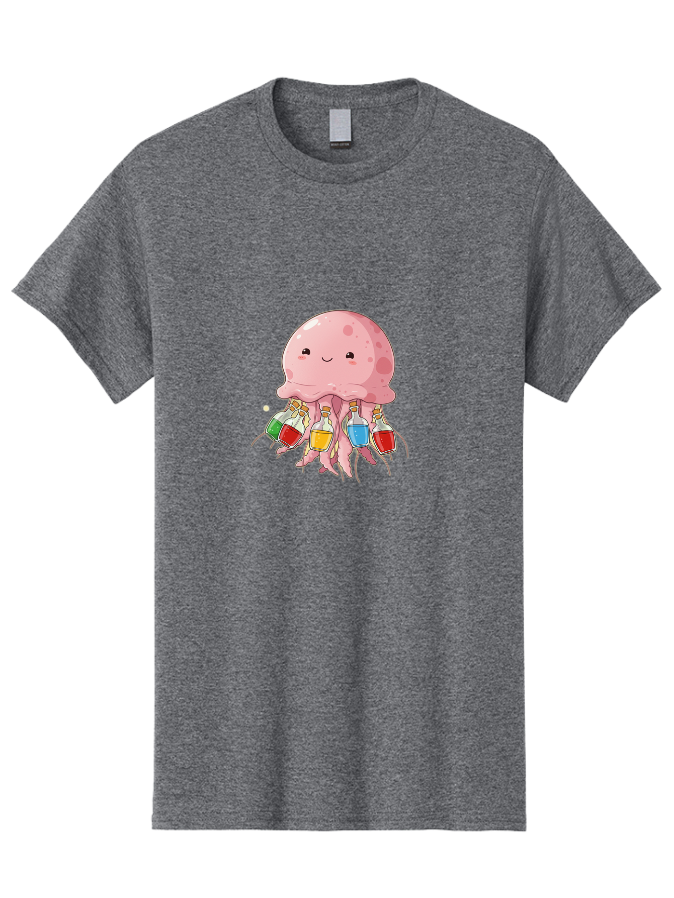 Jellyfish-With-Potion-Bottles Men'S Graphic Tee, 100% Cotton, Comfortable Casual Summer Wear, Machine Washable, Vintage Camera, Old Camera, Antique Camera, Black Camera, Classic Photography, Photography Equipment, Nostalgic Device, Baj528