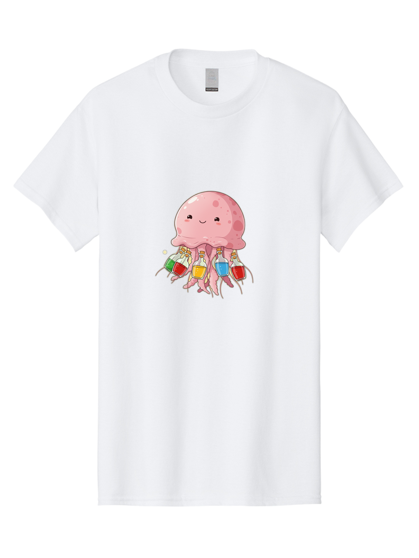 Jellyfish-With-Potion-Bottles Men'S Graphic Tee, 100% Cotton, Comfortable Casual Summer Wear, Machine Washable, Vintage Camera, Old Camera, Antique Camera, Black Camera, Classic Photography, Photography Equipment, Nostalgic Device, Baj528