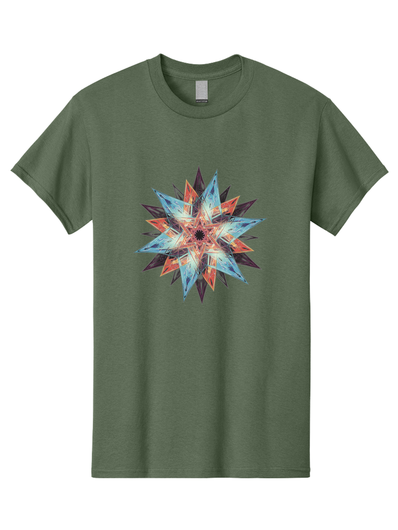 Kaleidoscope-Star Men'S Graphic Tee, 100% Cotton, Comfortable Casual Summer Wear, Machine Washable, Vintage Camera, Old Camera, Antique Camera, Black Camera, Classic Photography, Photography Equipment, Nostalgic Device, Film Camera, Camera Art Baj530