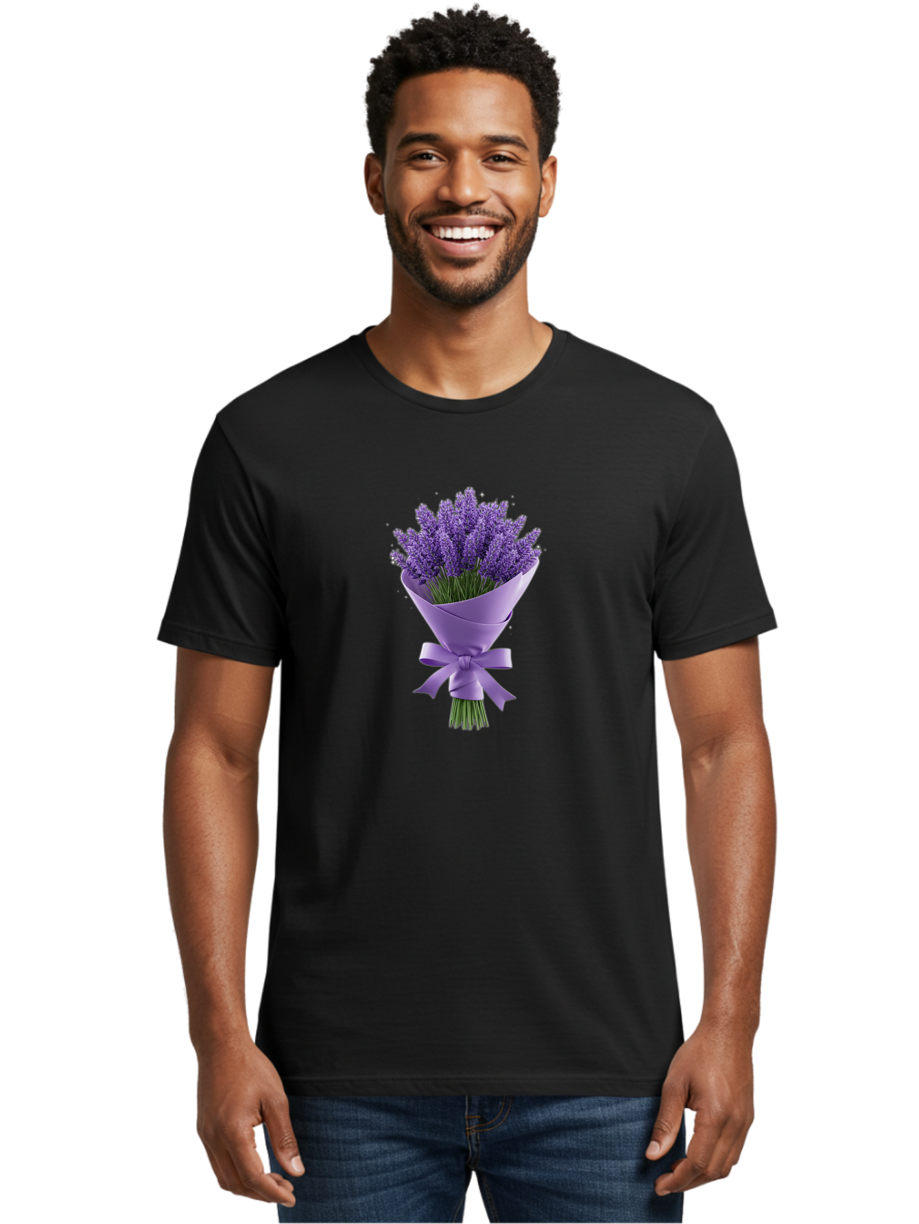 Lavender-Bouquet-10 Men'S Graphic Tee, 100% Cotton, Comfortable Casual Summer Wear, Machine Washable, Vintage Camera, Old Camera, Antique Camera, Black Camera, Classic Photography, Photography Equipment, Nostalgic Device, Film Camera, Baj535