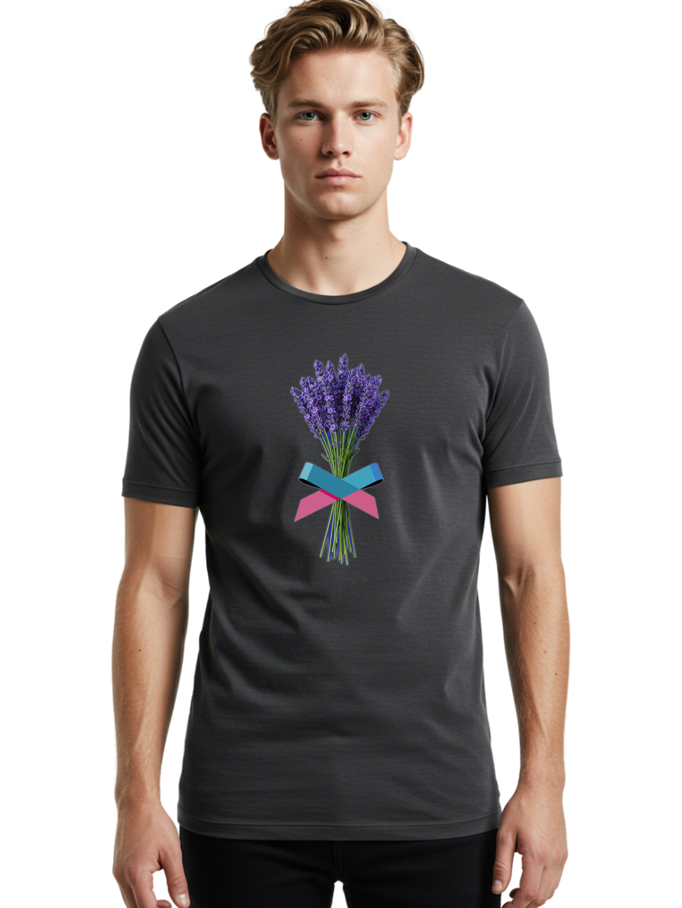 Lavender-Bouquet-16 Men'S Graphic Tee, 100% Cotton, Comfortable Casual Summer Wear, Machine Washable, Vintage Camera, Old Camera, Antique Camera, Black Camera, Classic Photography, Photography Equipment, Nostalgic Device, Film Camera, Baj541