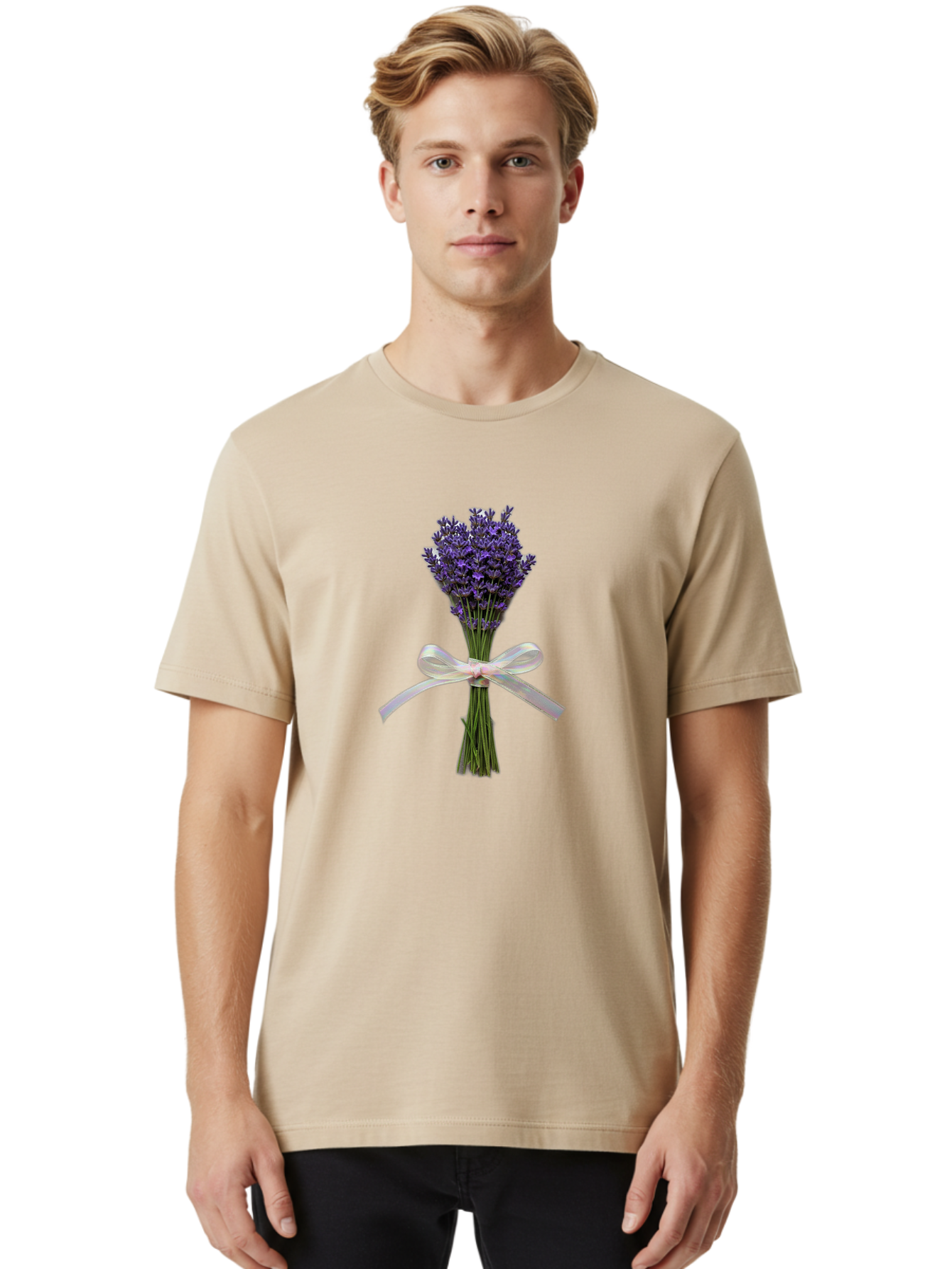Lavender-Bouquet-17 Men'S Graphic Tee, 100% Cotton, Comfortable Casual Summer Wear, Machine Washable, Vintage Camera, Old Camera, Antique Camera, Black Camera, Classic Photography, Photography Equipment, Nostalgic Device, Film Camera, Baj542