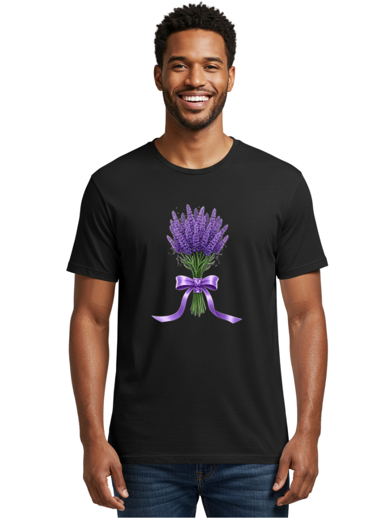 Lavender-Bouquet-2 Men'S Graphic Tee, 100% Cotton, Comfortable Casual Summer Wear, Machine Washable, Vintage Camera, Old Camera, Antique Camera, Black Camera, Classic Photography, Photography Equipment, Nostalgic Device, Film Camera, Baj545