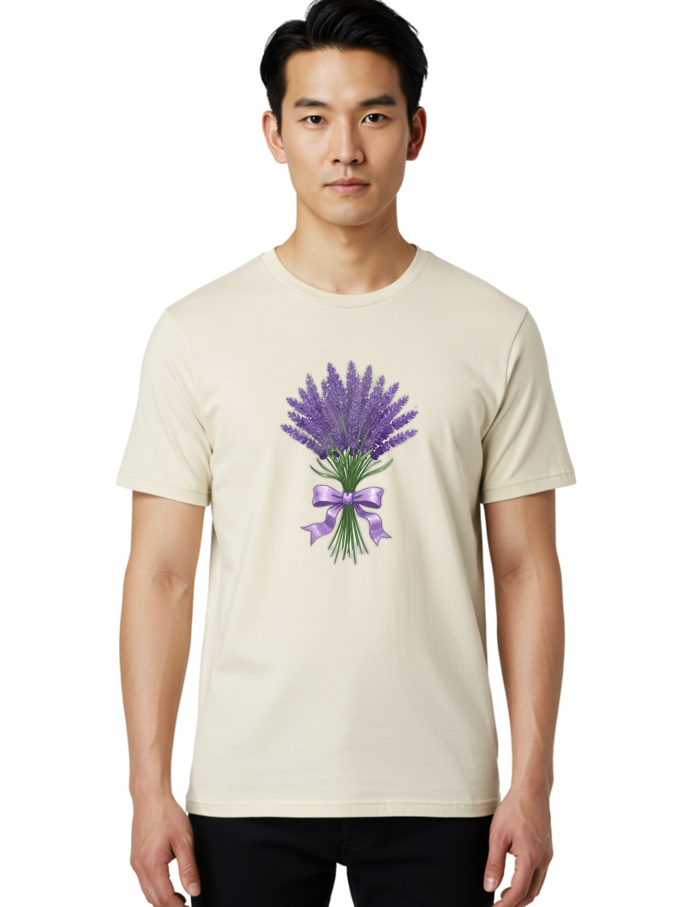 Lavender-Bouquet-6 Men'S Graphic Tee, 100% Cotton, Comfortable Casual Summer Wear, Machine Washable, Vintage Camera, Old Camera, Antique Camera, Black Camera, Classic Photography, Photography Equipment, Nostalgic Device, Film Camera, Baj554