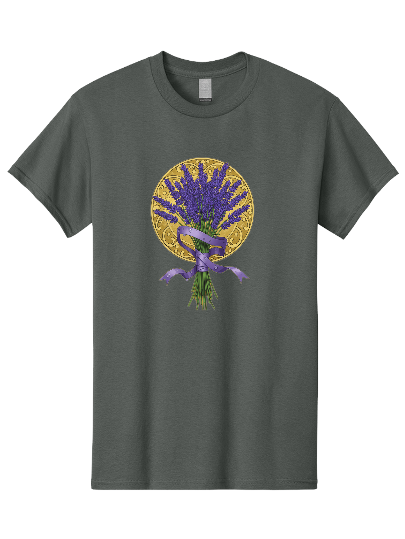 Lavender-Bouquet-Emblem Men'S Graphic Tee, 100% Cotton, Comfortable Casual Summer Wear, Machine Washable, Vintage Camera, Old Camera, Antique Camera, Black Camera, Classic Photography, Photography Equipment, Nostalgic Device, Film Camera, Baj558