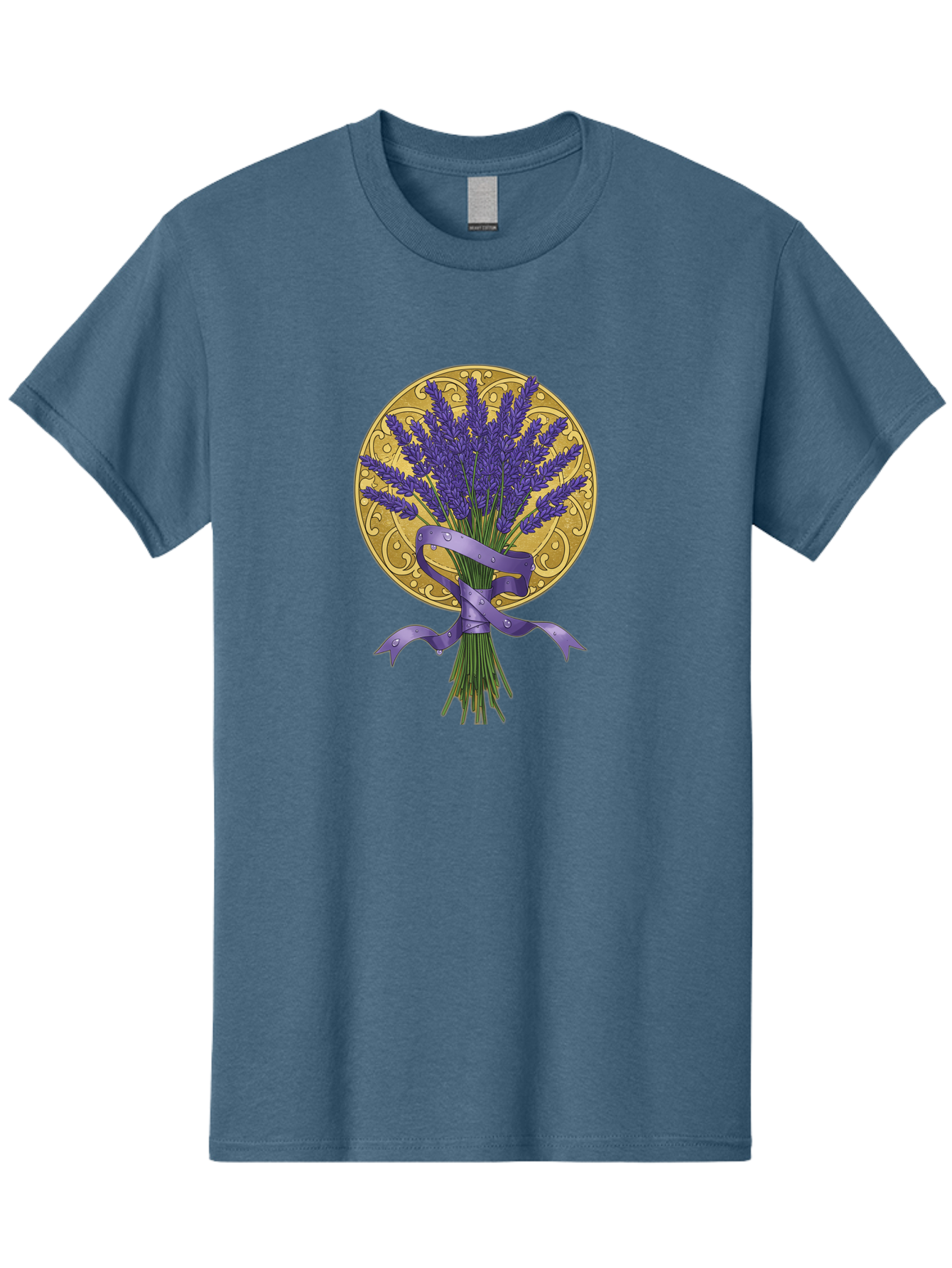 Lavender-Bouquet-Emblem Men'S Graphic Tee, 100% Cotton, Comfortable Casual Summer Wear, Machine Washable, Vintage Camera, Old Camera, Antique Camera, Black Camera, Classic Photography, Photography Equipment, Nostalgic Device, Film Camera, Baj558