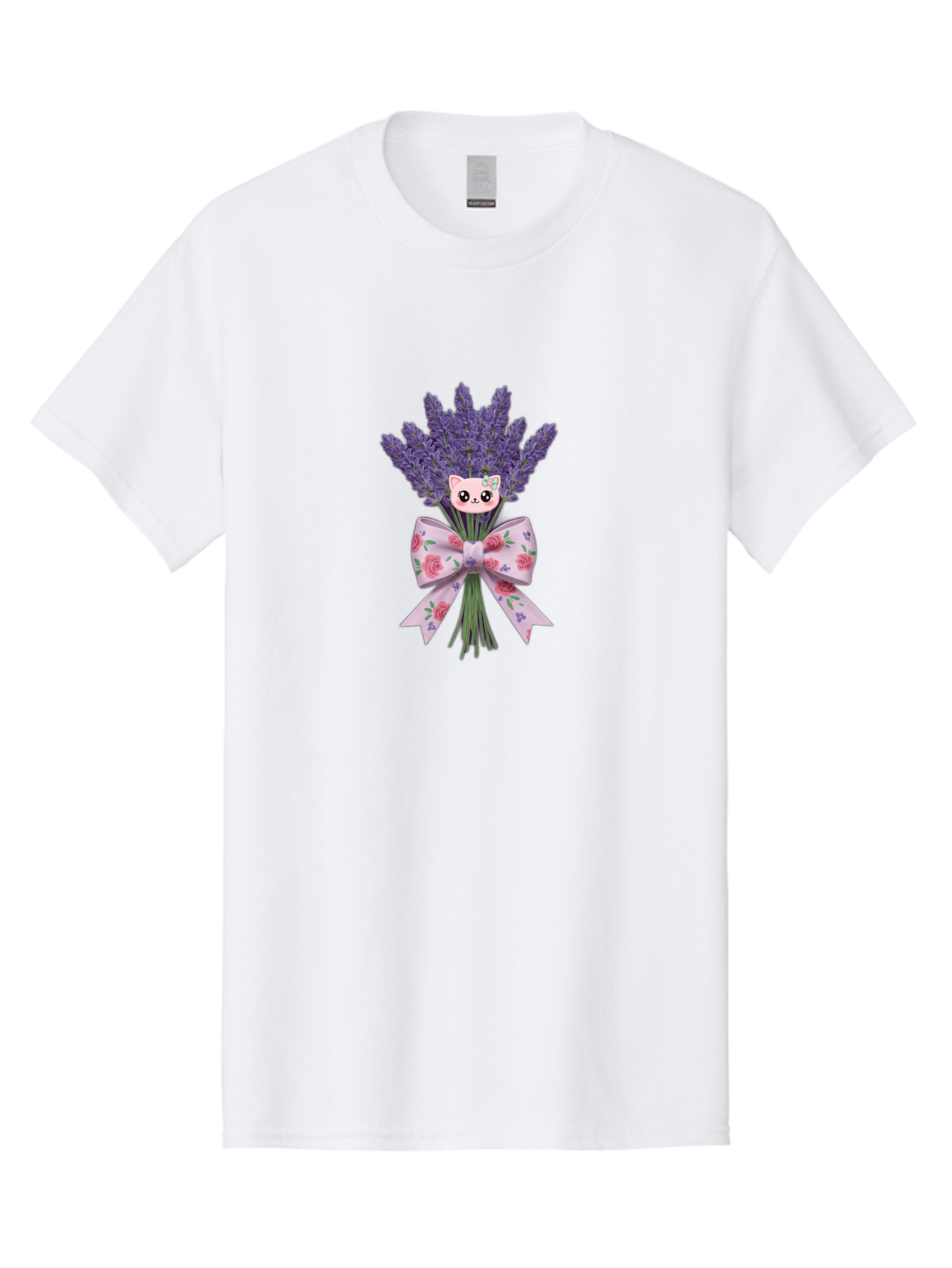 Lavender-Bouquet-With-Cat-Face Men'S Graphic Tee, 100% Cotton, Comfortable Casual Summer Wear, Machine Washable, Vintage Camera, Old Camera, Antique Camera, Black Camera, Classic Photography, Photography Equipment, Nostalgic Device, Baj559