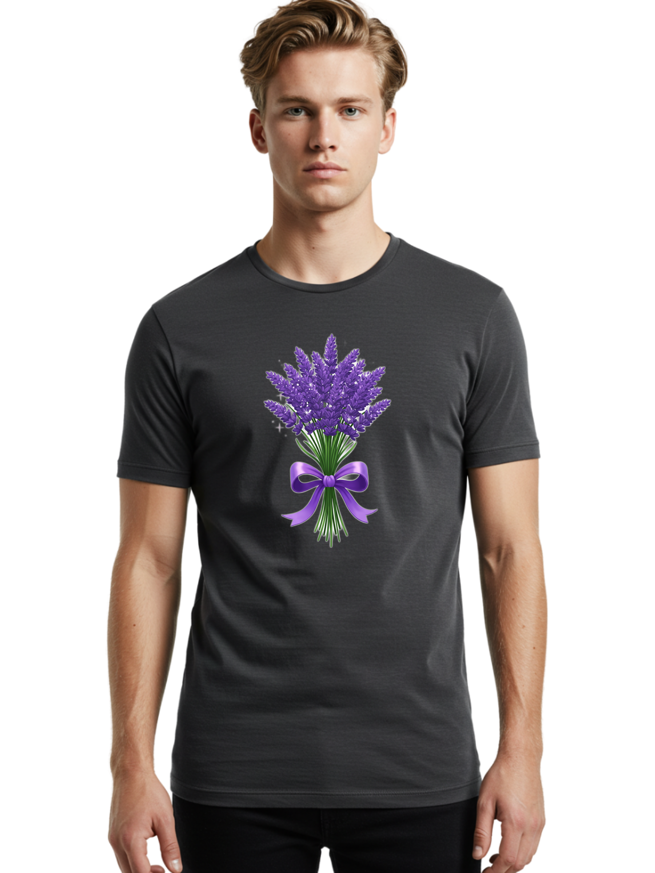 Lavender-Bouquet Men'S Graphic Tee, 100% Cotton, Comfortable Casual Summer Wear, Machine Washable, Vintage Camera, Old Camera, Antique Camera, Black Camera, Classic Photography, Photography Equipment, Nostalgic Device, Film Camera, Camera Art Baj560