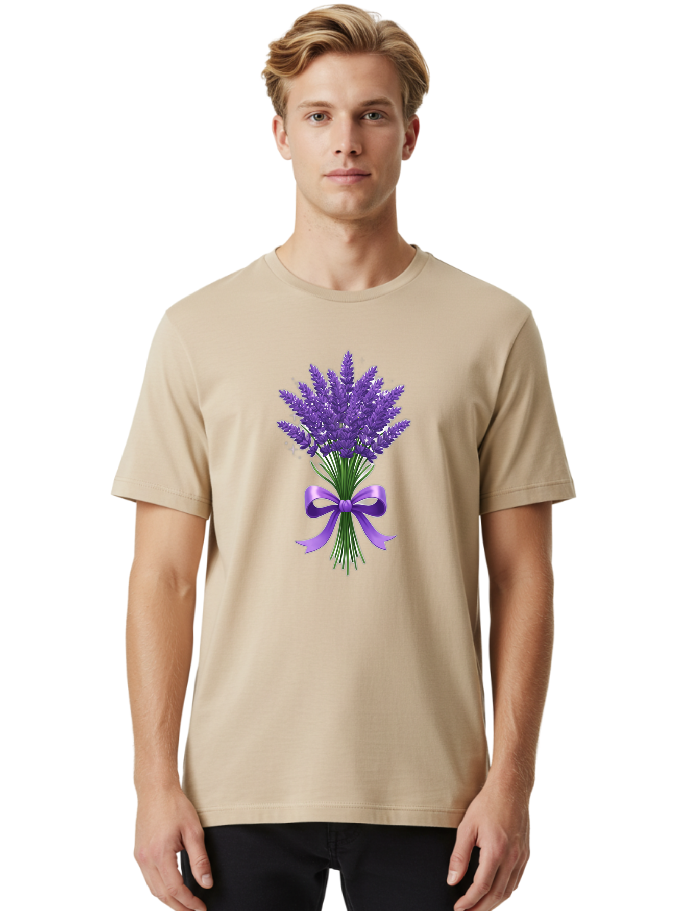 Lavender-Bouquet Men'S Graphic Tee, 100% Cotton, Comfortable Casual Summer Wear, Machine Washable, Vintage Camera, Old Camera, Antique Camera, Black Camera, Classic Photography, Photography Equipment, Nostalgic Device, Film Camera, Camera Art Baj560