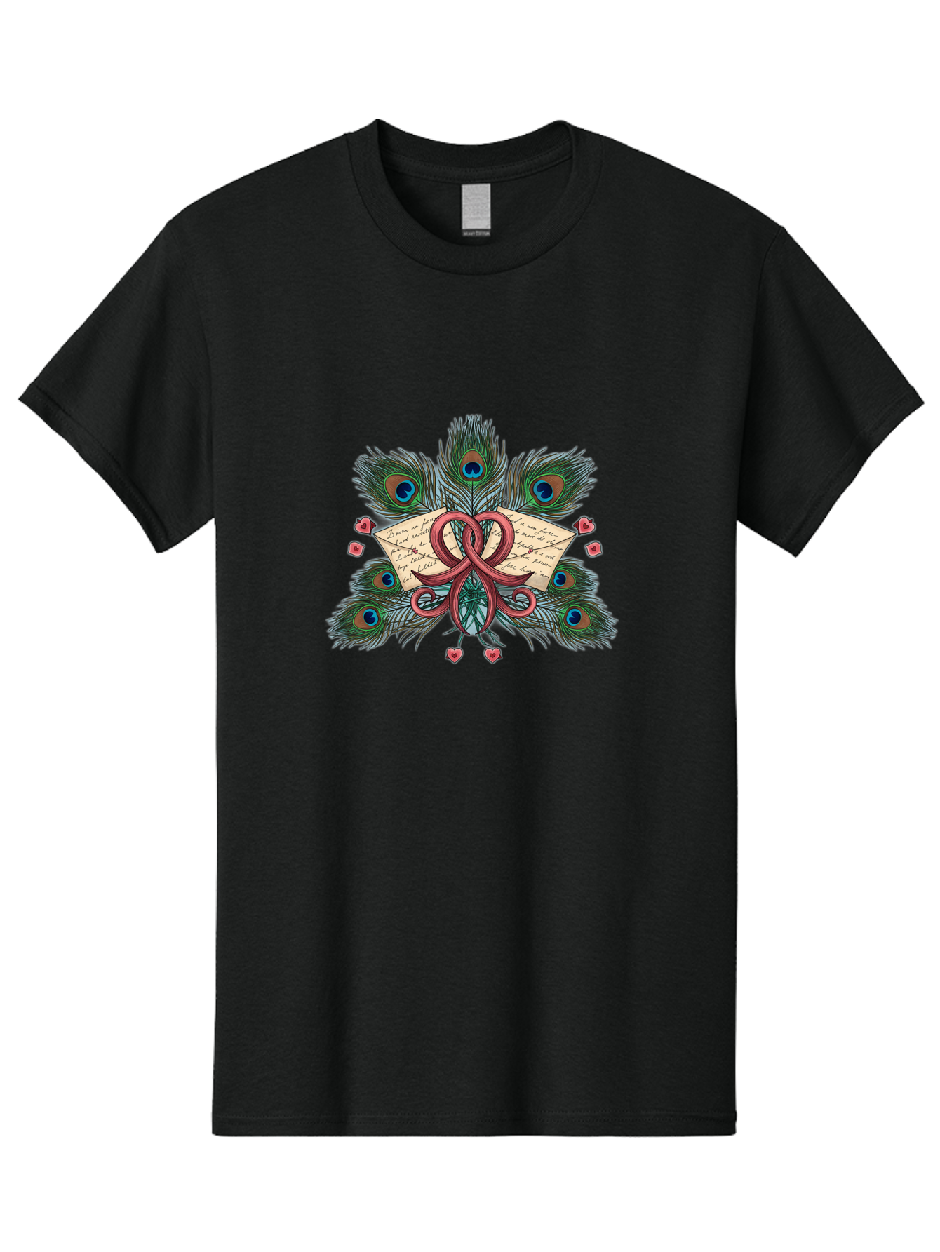 Love-Letter-Peacock-Feathers Men'S Graphic Tee, 100% Cotton, Comfortable Casual Summer Wear, Machine Washable, Vintage Camera, Old Camera, Antique Camera, Black Camera, Classic Photography, Photography Equipment, Nostalgic Device, Film Camera, Baj567
