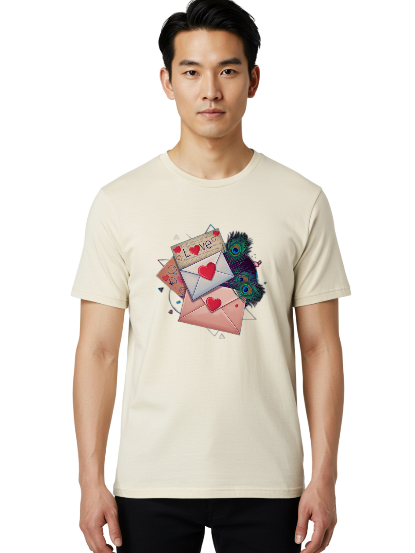Love-Letters-1 Men'S Graphic Tee, 100% Cotton, Comfortable Casual Summer Wear, Machine Washable, Vintage Camera, Old Camera, Antique Camera, Black Camera, Classic Photography, Photography Equipment, Nostalgic Device, Film Camera, Camera Art Baj568
