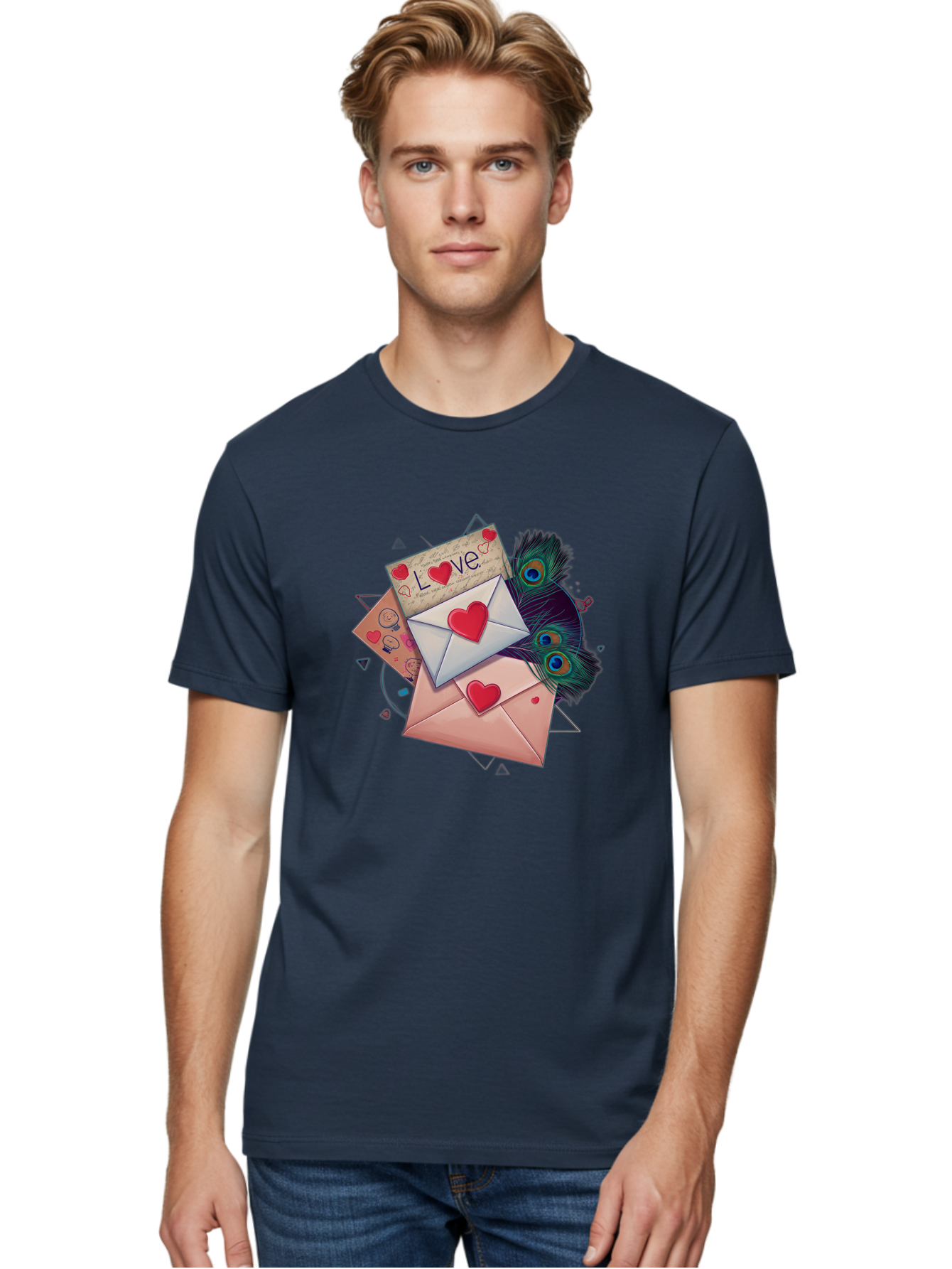 Love-Letters-1 Men'S Graphic Tee, 100% Cotton, Comfortable Casual Summer Wear, Machine Washable, Vintage Camera, Old Camera, Antique Camera, Black Camera, Classic Photography, Photography Equipment, Nostalgic Device, Film Camera, Camera Art Baj568