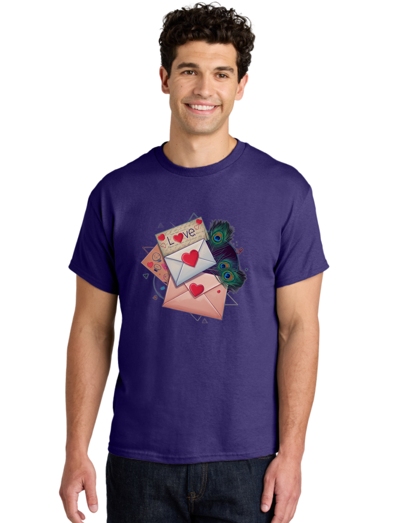 Love-Letters-1 Men'S Graphic Tee, 100% Cotton, Comfortable Casual Summer Wear, Machine Washable, Vintage Camera, Old Camera, Antique Camera, Black Camera, Classic Photography, Photography Equipment, Nostalgic Device, Film Camera, Camera Art Baj568
