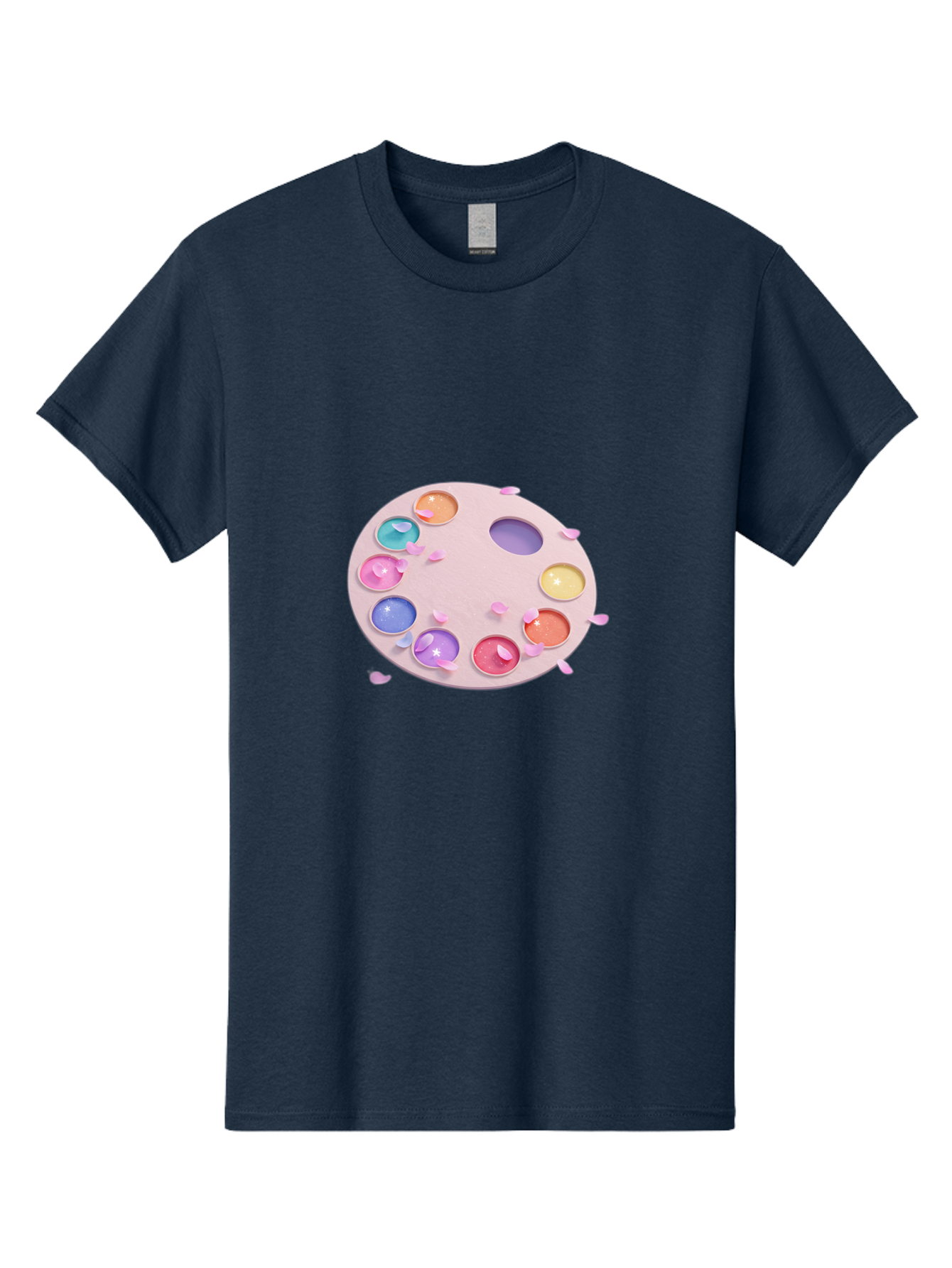 Makeup-Palette Men'S Graphic Tee, 100% Cotton, Comfortable Casual Summer Wear, Machine Washable, Vintage Camera, Old Camera, Antique Camera, Black Camera, Classic Photography, Photography Equipment, Nostalgic Device, Film Camera, Camera Art Baj572