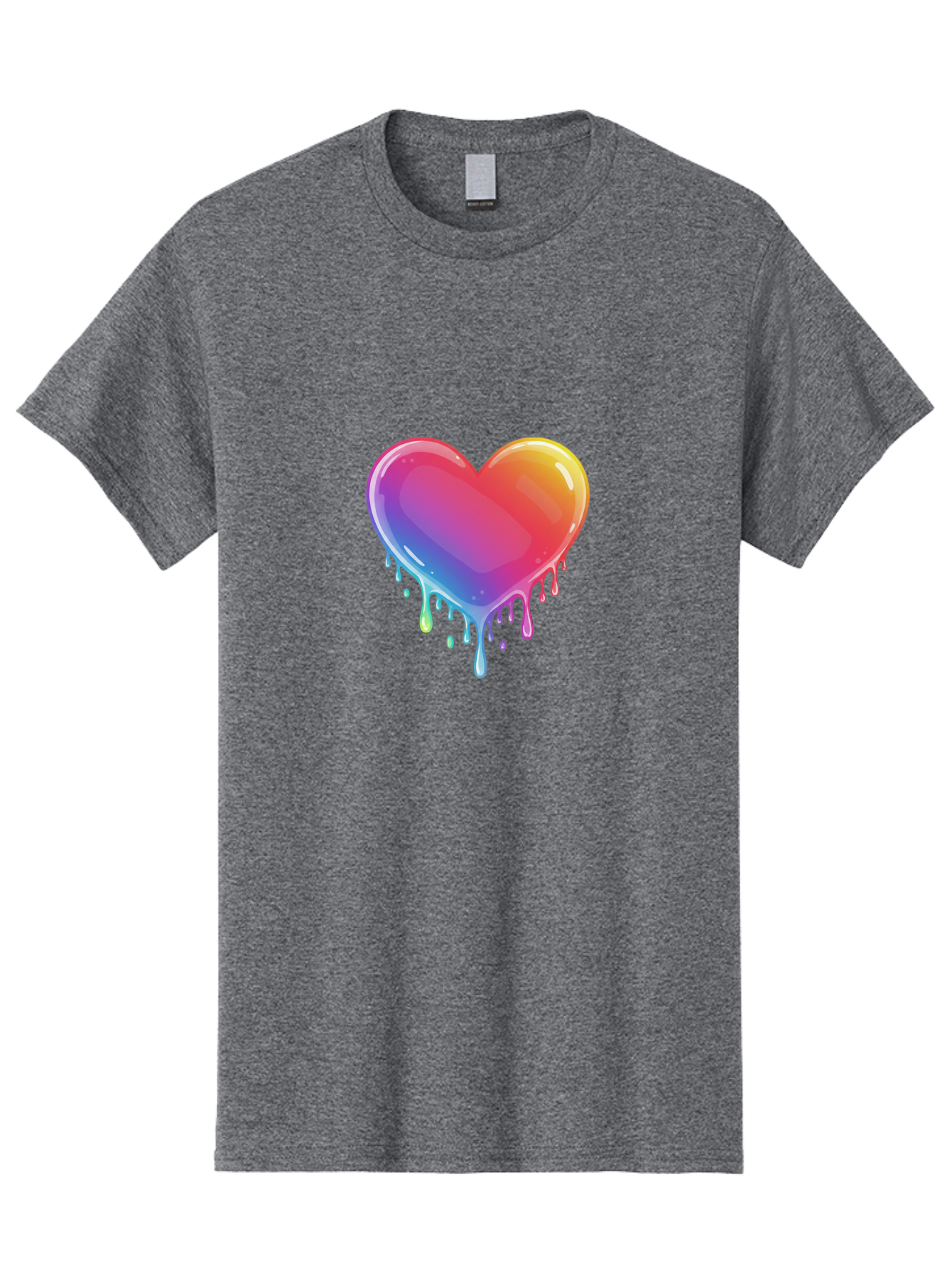 Melting-Heart-1 Men'S Graphic Tee, 100% Cotton, Comfortable Casual Summer Wear, Machine Washable, Vintage Camera, Old Camera, Antique Camera, Black Camera, Classic Photography, Photography Equipment, Nostalgic Device, Film Camera, Camera Art Baj574