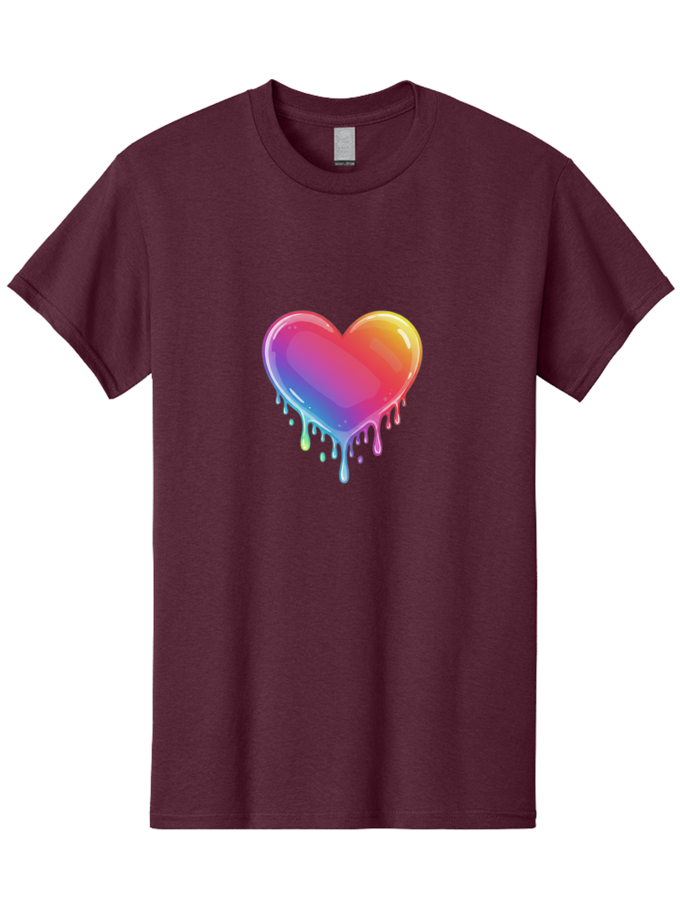 Melting-Heart-1 Men'S Graphic Tee, 100% Cotton, Comfortable Casual Summer Wear, Machine Washable, Vintage Camera, Old Camera, Antique Camera, Black Camera, Classic Photography, Photography Equipment, Nostalgic Device, Film Camera, Camera Art Baj574