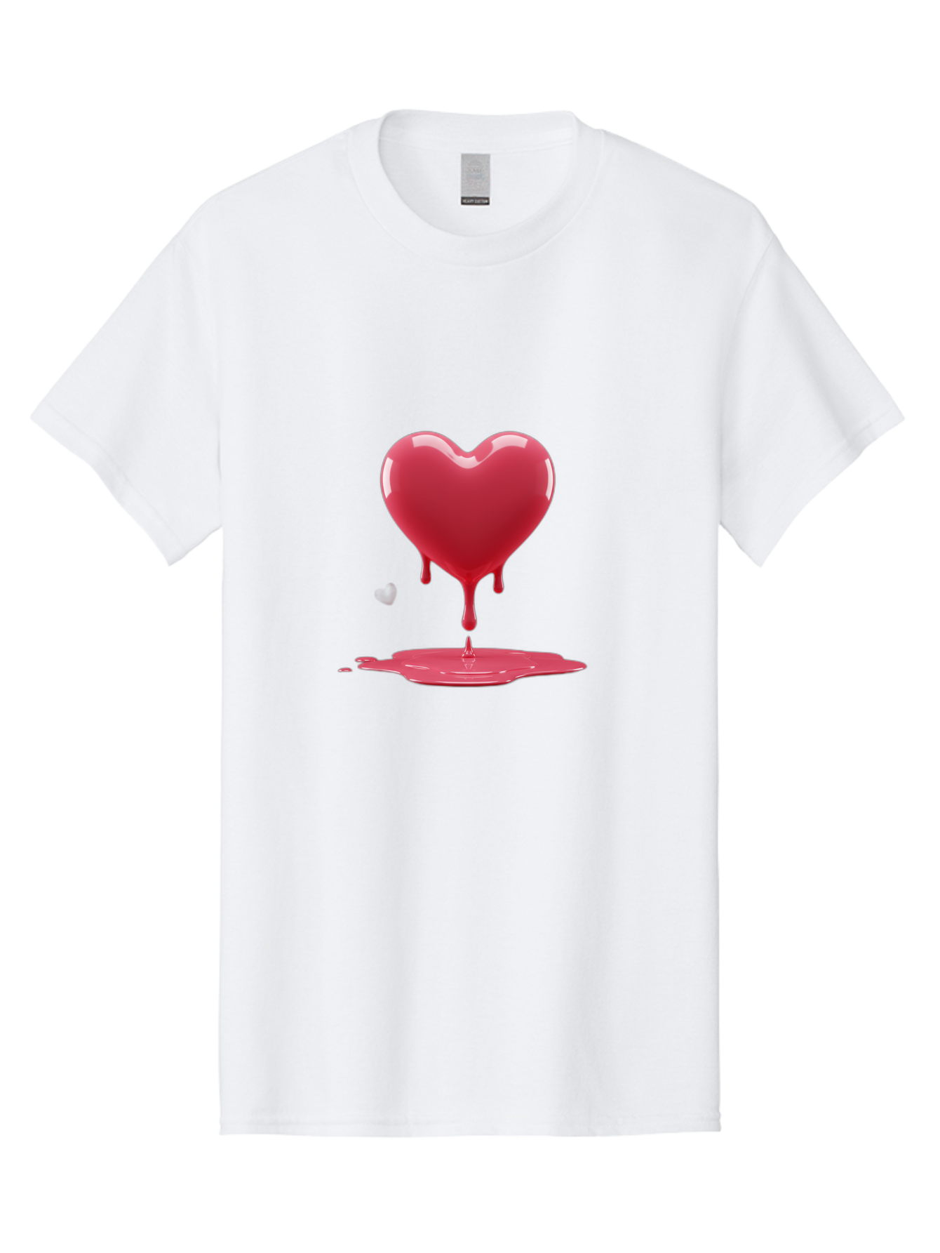 Melting-Heart-12 Men'S Graphic Tee, 100% Cotton, Comfortable Casual Summer Wear, Machine Washable, Vintage Camera, Old Camera, Antique Camera, Black Camera, Classic Photography, Photography Equipment, Nostalgic Device, Film Camera, Camera Art Baj577