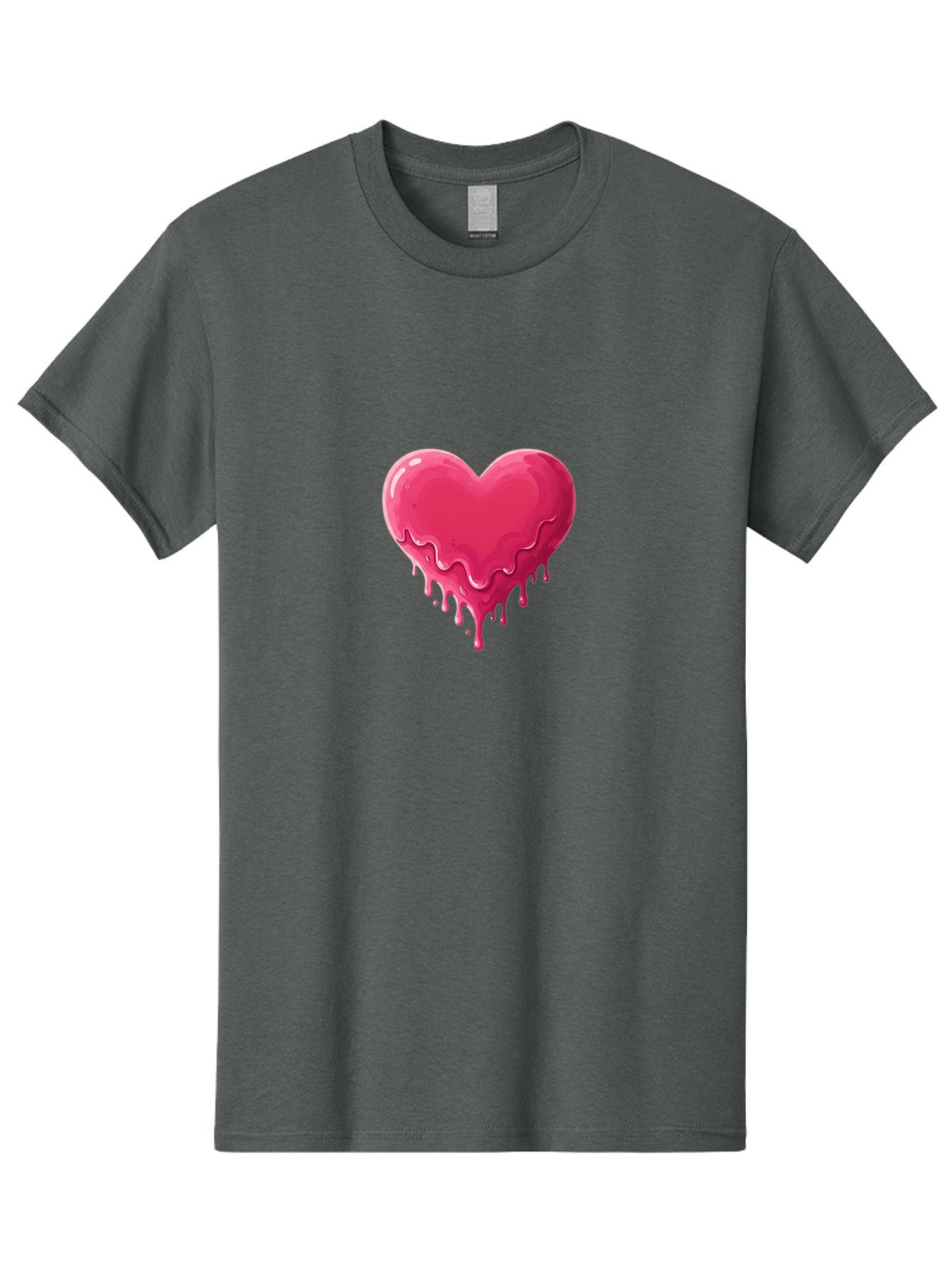 Melting-Heart-2 Men'S Graphic Tee, 100% Cotton, Comfortable Casual Summer Wear, Machine Washable, Vintage Camera, Old Camera, Antique Camera, Black Camera, Classic Photography, Photography Equipment, Nostalgic Device, Film Camera, Camera Art Baj580