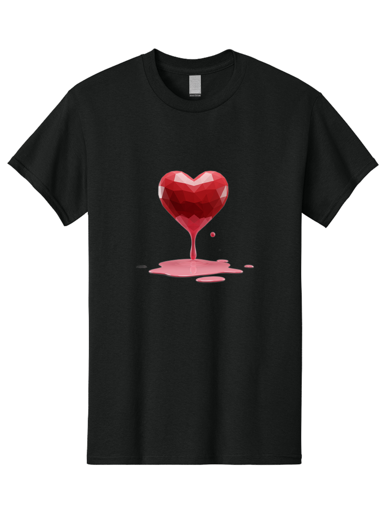 Melting-Heart-4 Men'S Graphic Tee, 100% Cotton, Comfortable Casual Summer Wear, Machine Washable, Vintage Camera, Old Camera, Antique Camera, Black Camera, Classic Photography, Photography Equipment, Nostalgic Device, Film Camera, Camera Art Baj582