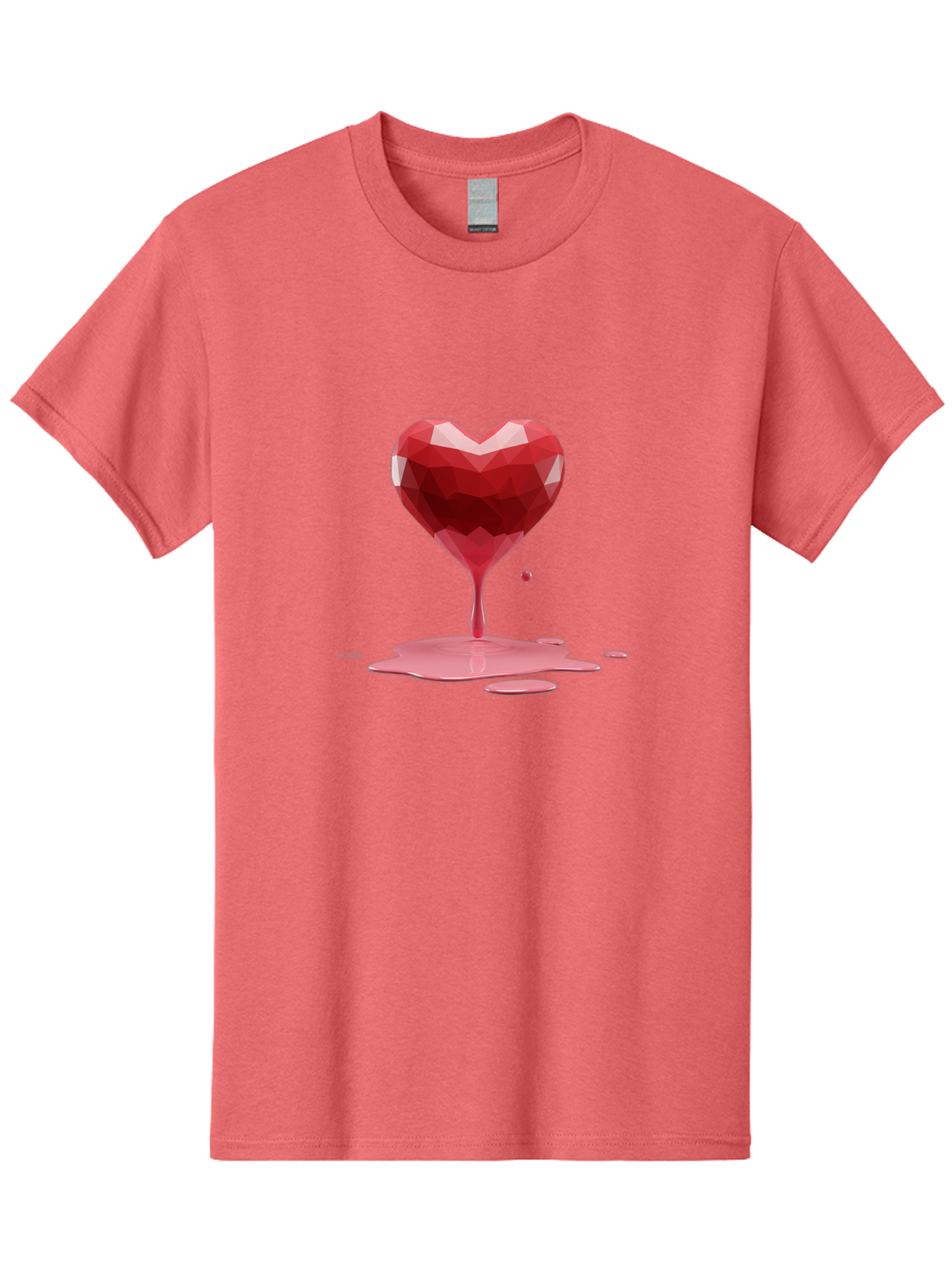 Melting-Heart-4 Men'S Graphic Tee, 100% Cotton, Comfortable Casual Summer Wear, Machine Washable, Vintage Camera, Old Camera, Antique Camera, Black Camera, Classic Photography, Photography Equipment, Nostalgic Device, Film Camera, Camera Art Baj582
