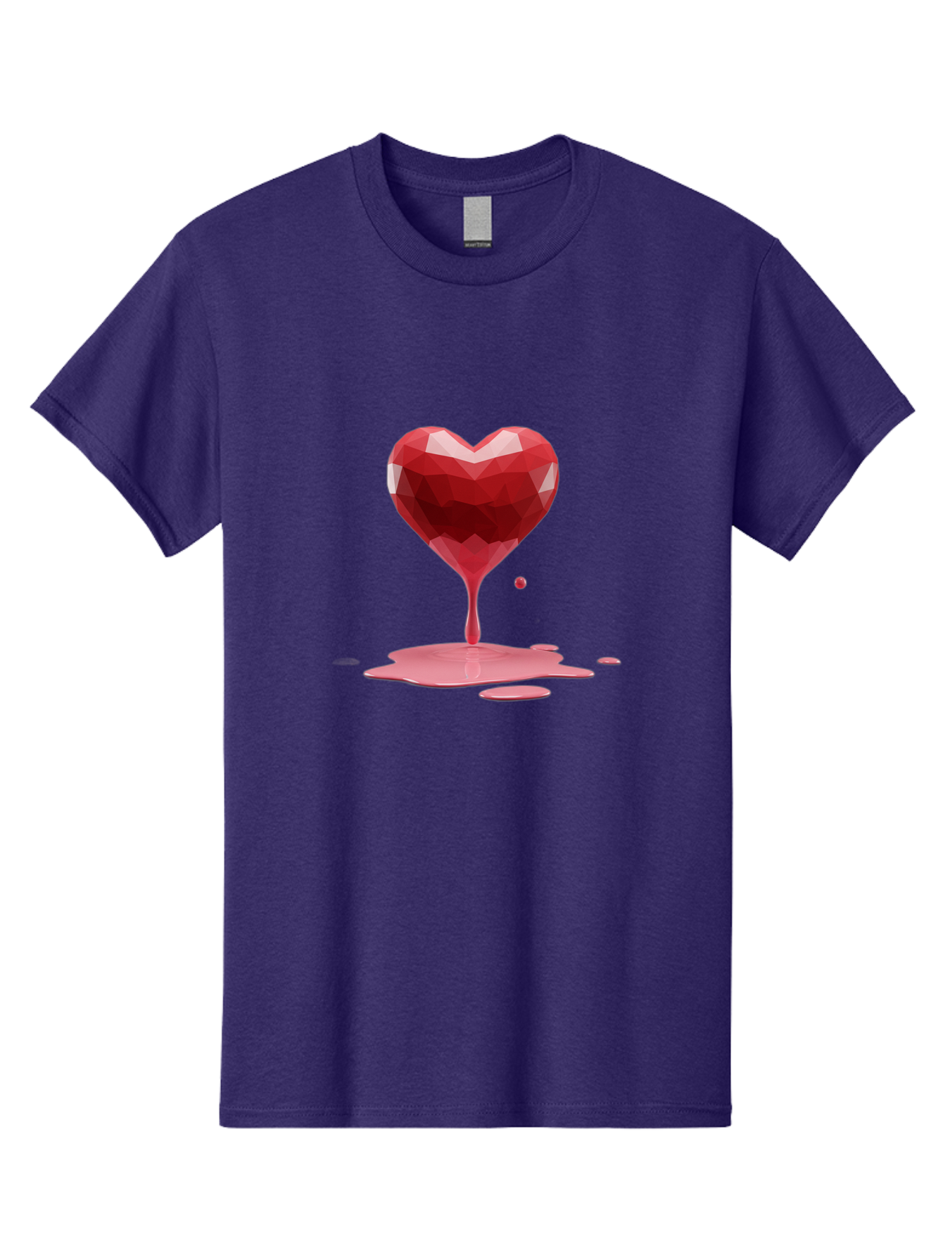Melting-Heart-4 Men'S Graphic Tee, 100% Cotton, Comfortable Casual Summer Wear, Machine Washable, Vintage Camera, Old Camera, Antique Camera, Black Camera, Classic Photography, Photography Equipment, Nostalgic Device, Film Camera, Camera Art Baj582