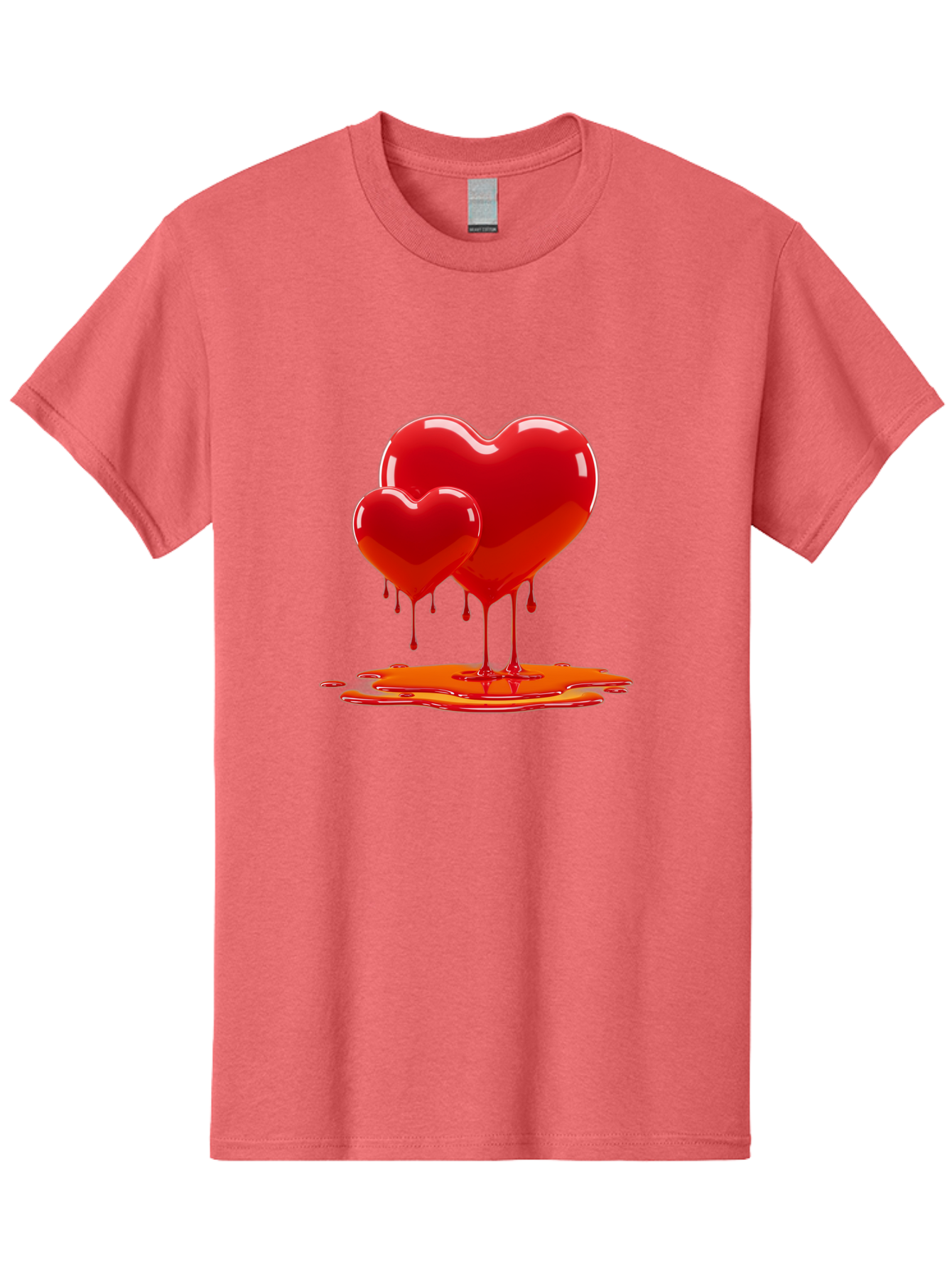 Melting-Heart-9 Men'S Graphic Tee, 100% Cotton, Comfortable Casual Summer Wear, Machine Washable, Vintage Camera, Old Camera, Antique Camera, Black Camera, Classic Photography, Photography Equipment, Nostalgic Device, Film Camera, Camera Art Baj587