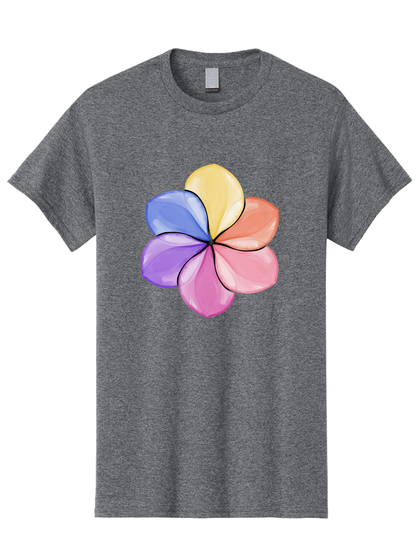 Multicolored-Flower Men'S Graphic Tee, 100% Cotton, Comfortable Casual Summer Wear, Machine Washable, Vintage Camera, Old Camera, Antique Camera, Black Camera, Classic Photography, Photography Equipment, Nostalgic Device, Film Camera, Baj595