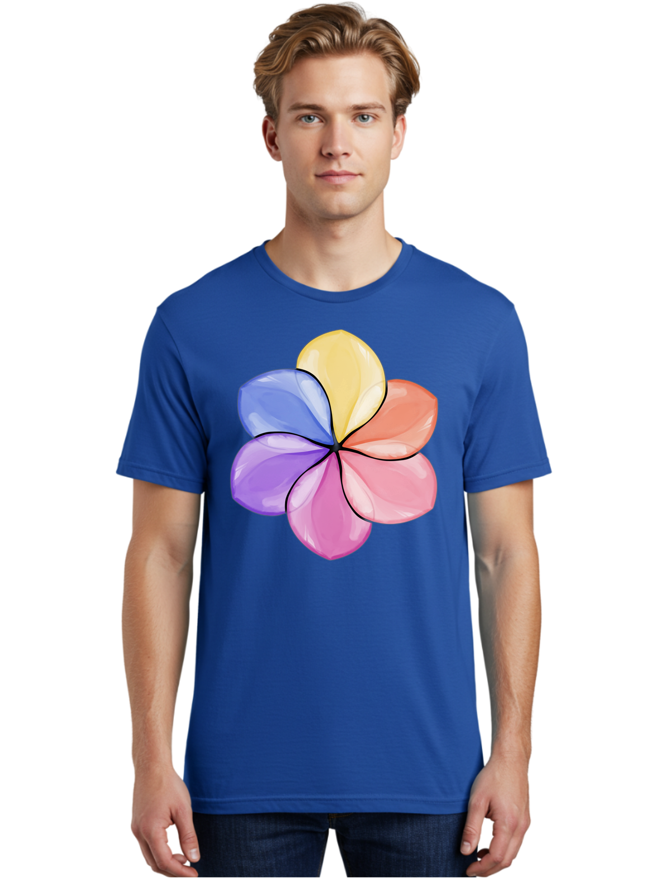 Multicolored-Flower Men'S Graphic Tee, 100% Cotton, Comfortable Casual Summer Wear, Machine Washable, Vintage Camera, Old Camera, Antique Camera, Black Camera, Classic Photography, Photography Equipment, Nostalgic Device, Film Camera, Baj595