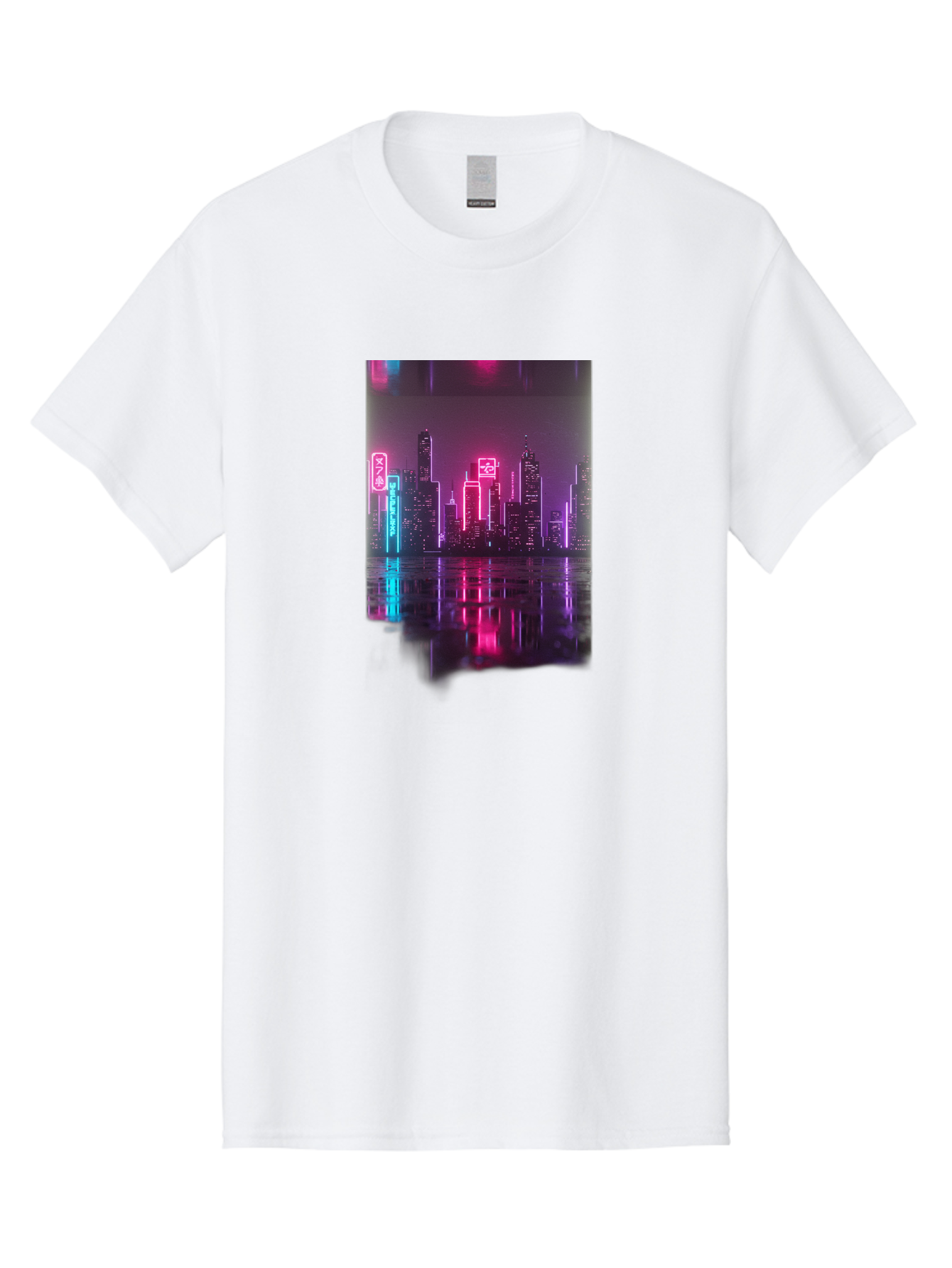 Neon-Cityscape Men'S Graphic Tee, 100% Cotton, Comfortable Casual Summer Wear, Machine Washable, Vintage Camera, Old Camera, Antique Camera, Black Camera, Classic Photography, Photography Equipment, Nostalgic Device, Film Camera, Camera Art Baj596